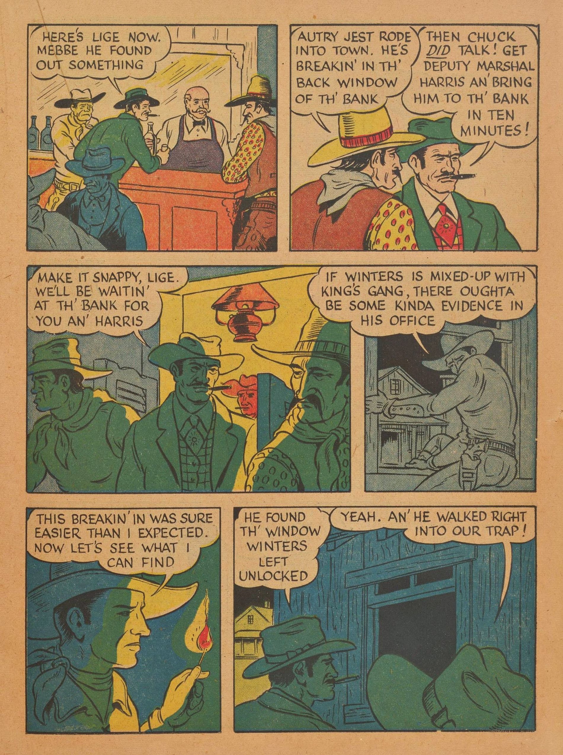 Read online Gene Autry Comics comic -  Issue #6 - 29