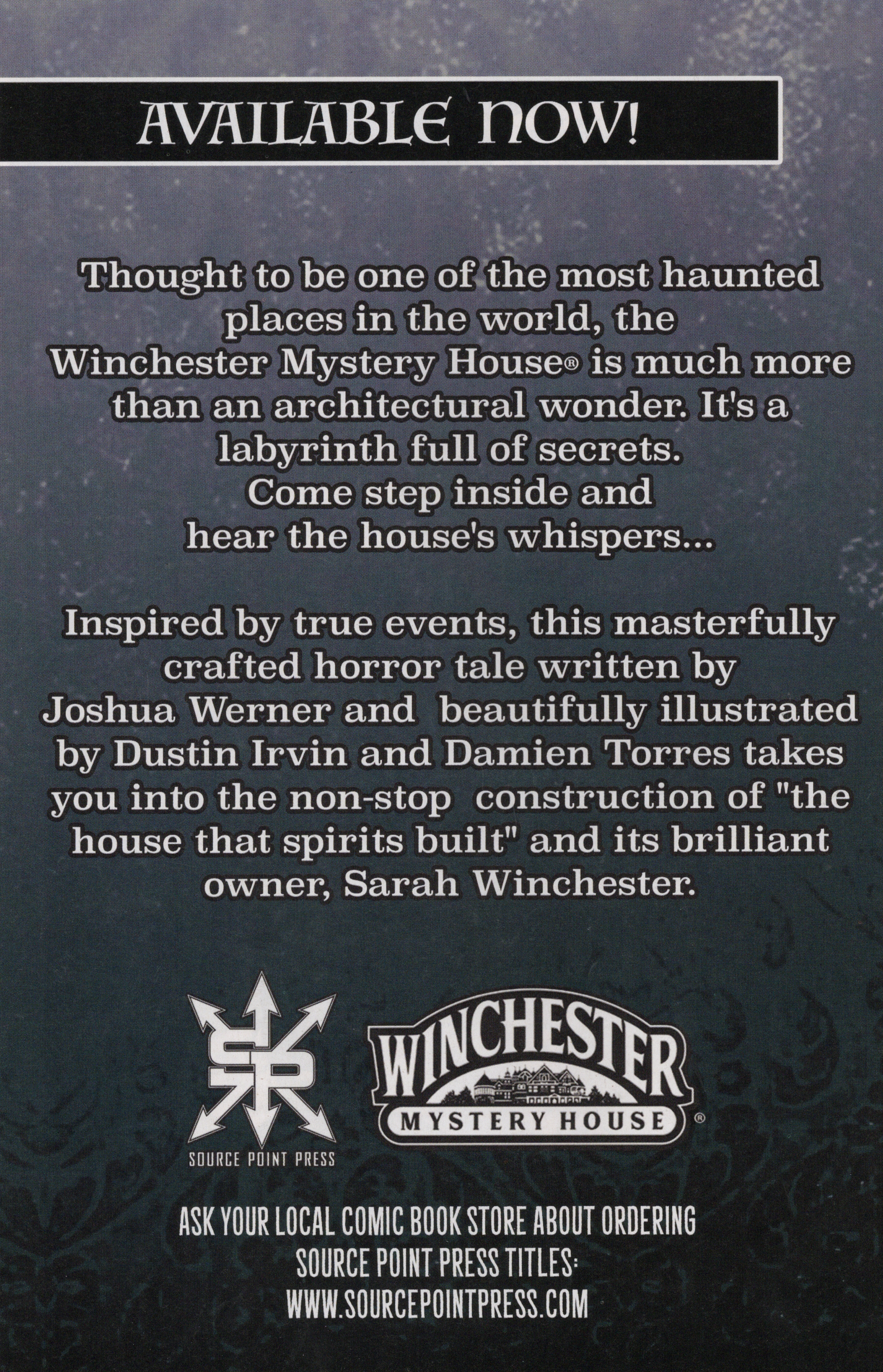 Read online Free Comic Book Day 2022 comic -  Issue # Source Point Press The Winchester Mystery House - 22