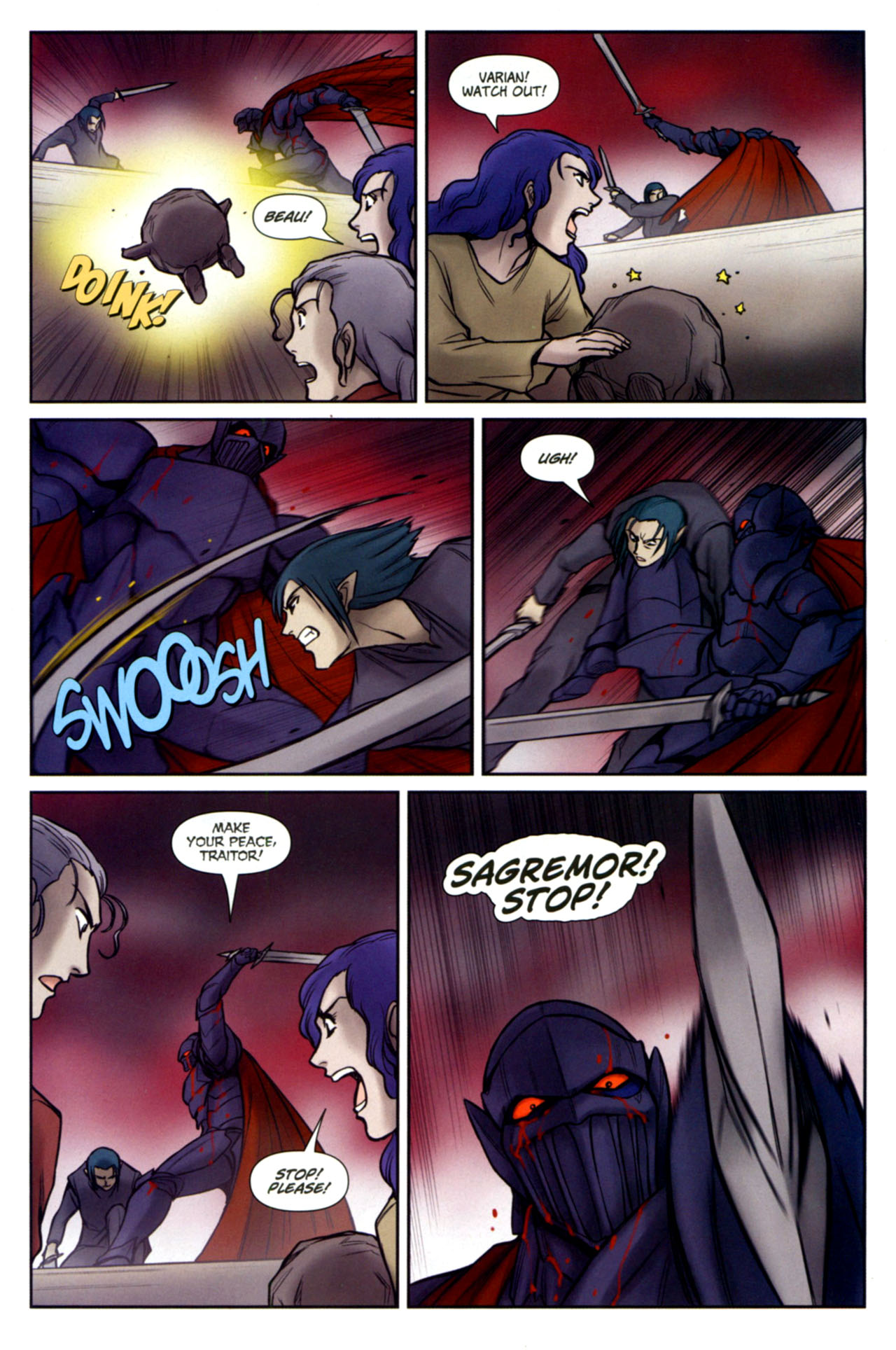 Read online Lords of Avalon: Knight of Darkness comic -  Issue #5 - 7