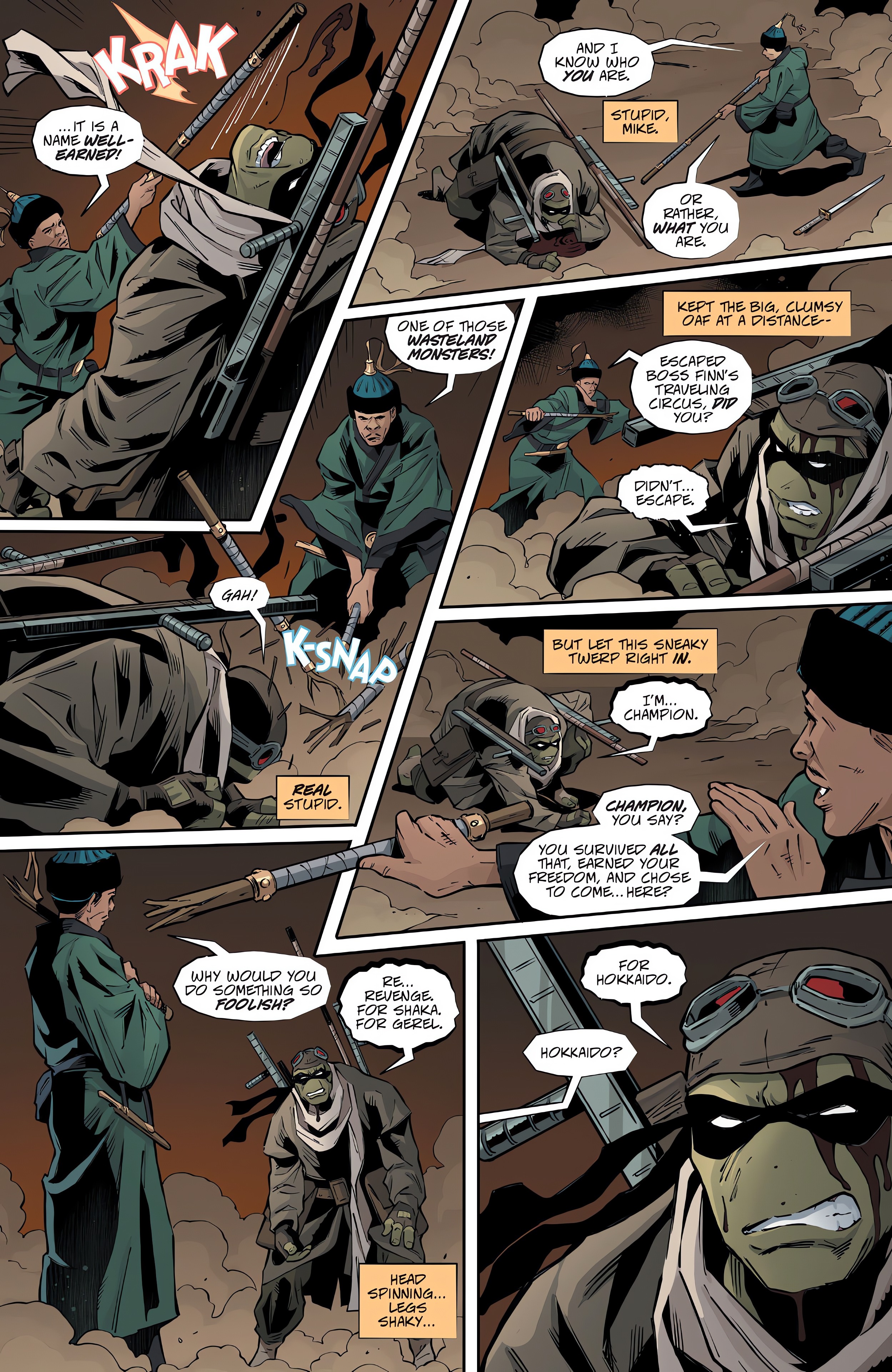 Read online Teenage Mutant Ninja Turtles: The Last Ronin - The Lost Years comic -  Issue #5 - 23