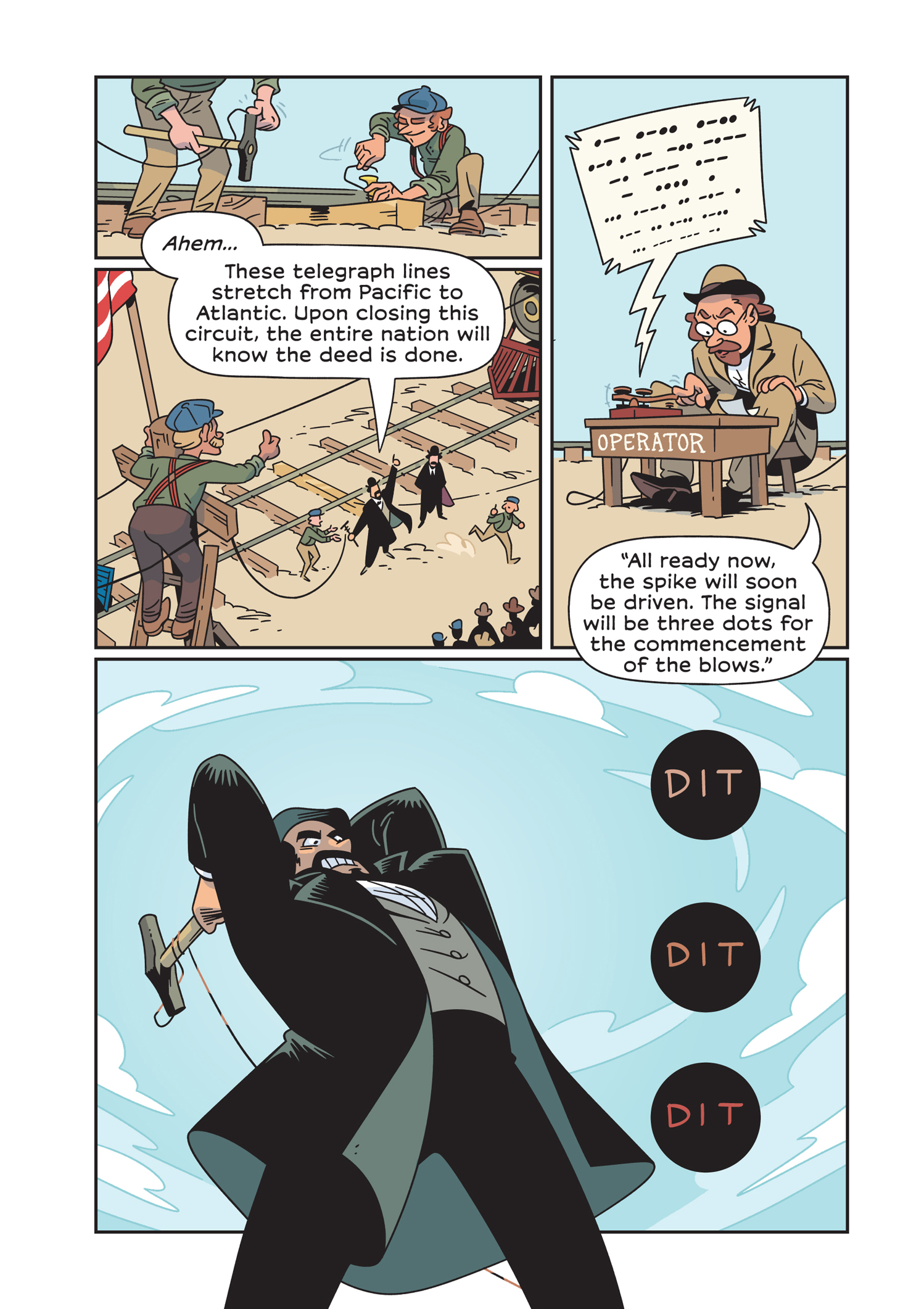 Read online History Comics comic -  Issue # The Transcontinental Railroad - 120