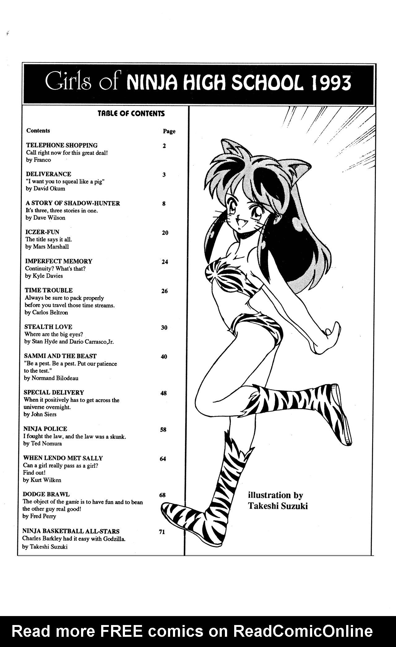 Read online Girls of Ninja High School comic -  Issue #3 - 2