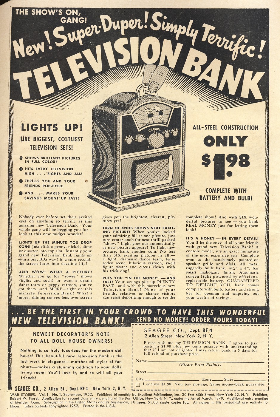 Read online War Stories (1952) comic -  Issue #1 - 2