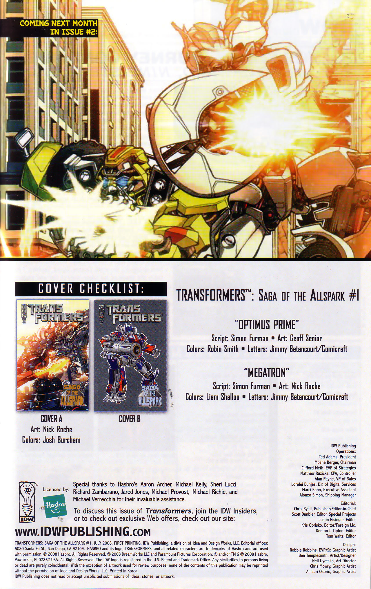 Read online Transformers: Saga of the Allspark comic -  Issue #1 - 24