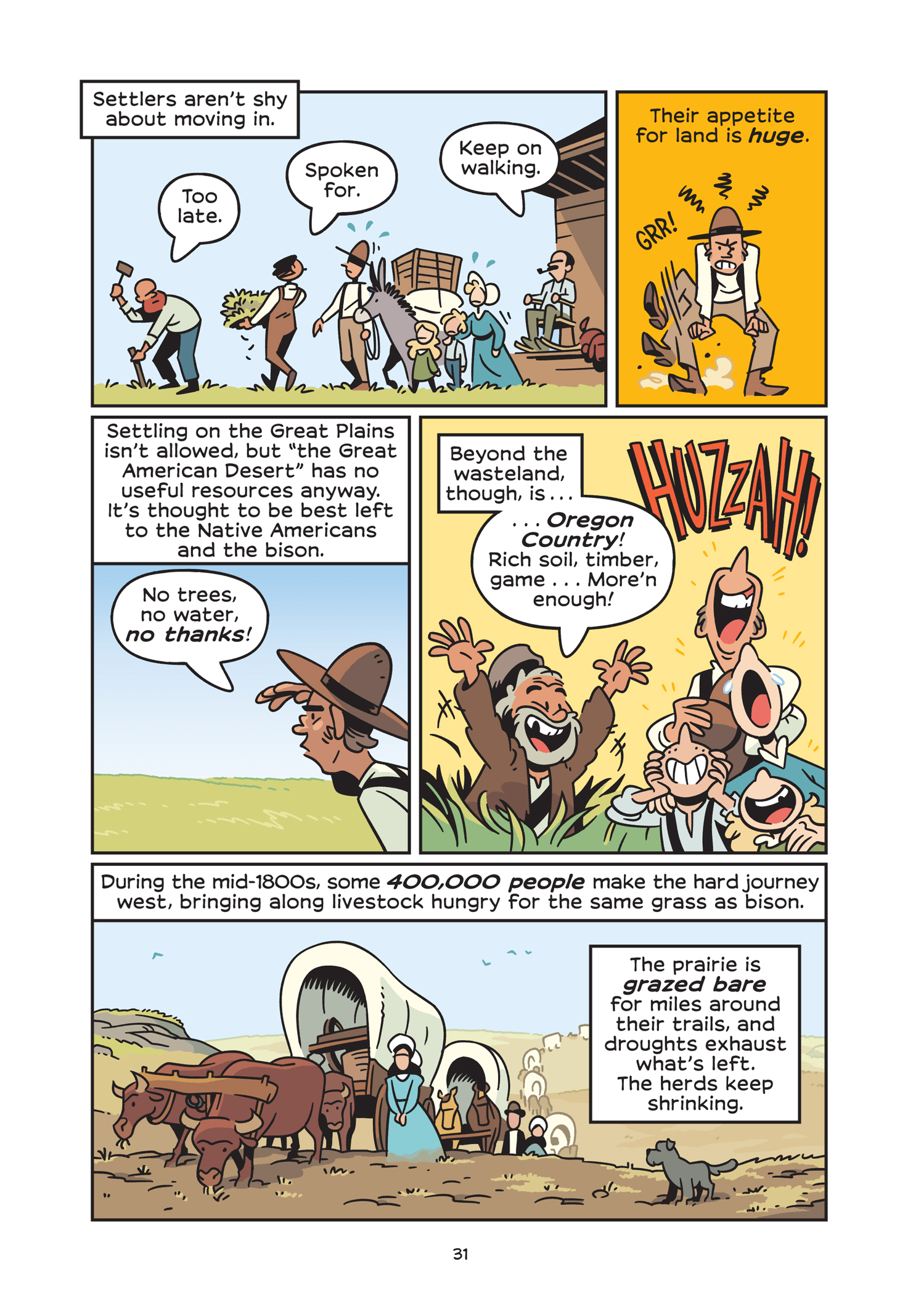 Read online History Comics comic -  Issue # The American Bison - The Buffalos Survival Tale - 37