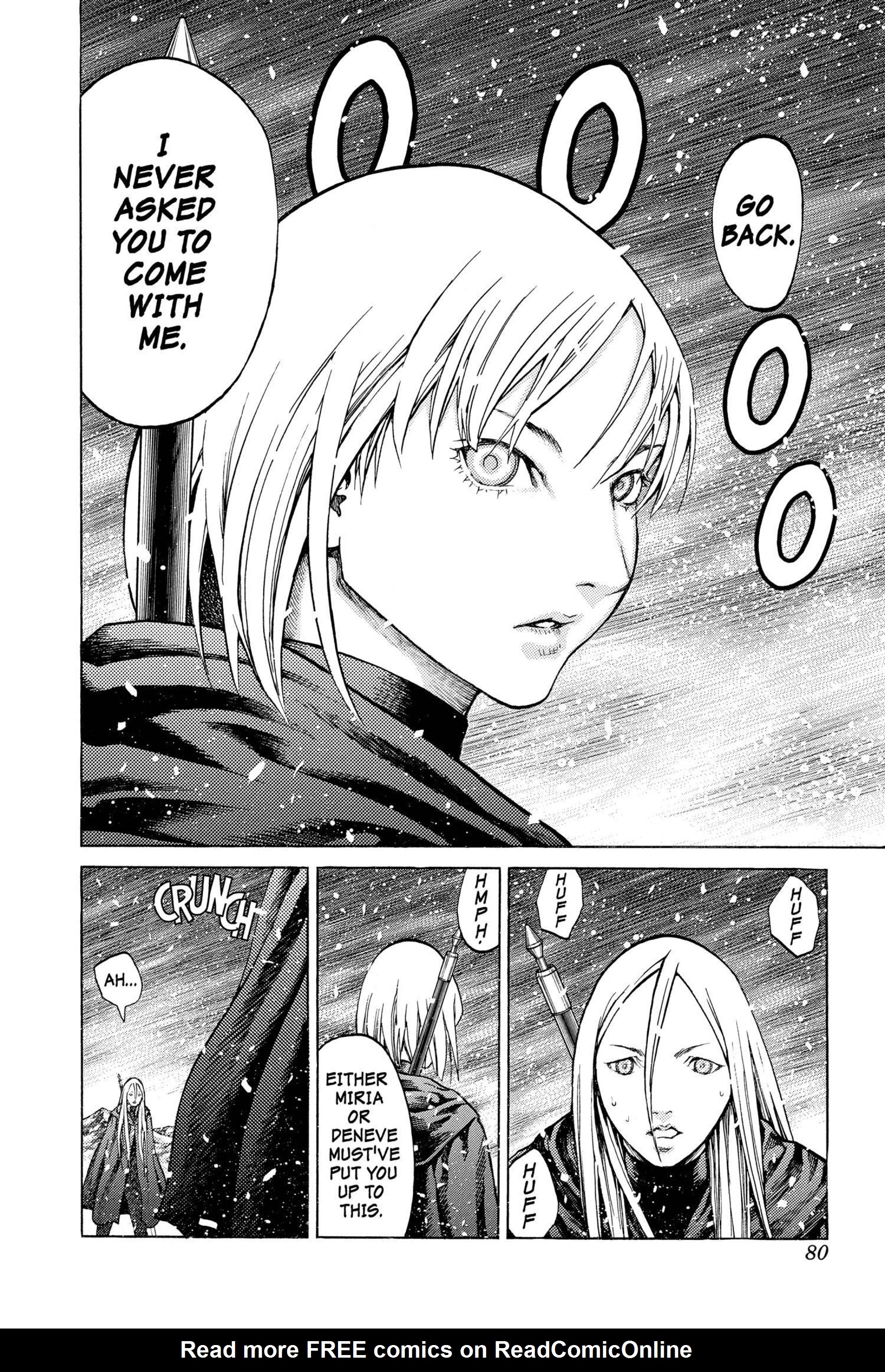 Read online Claymore comic -  Issue #12 - 74