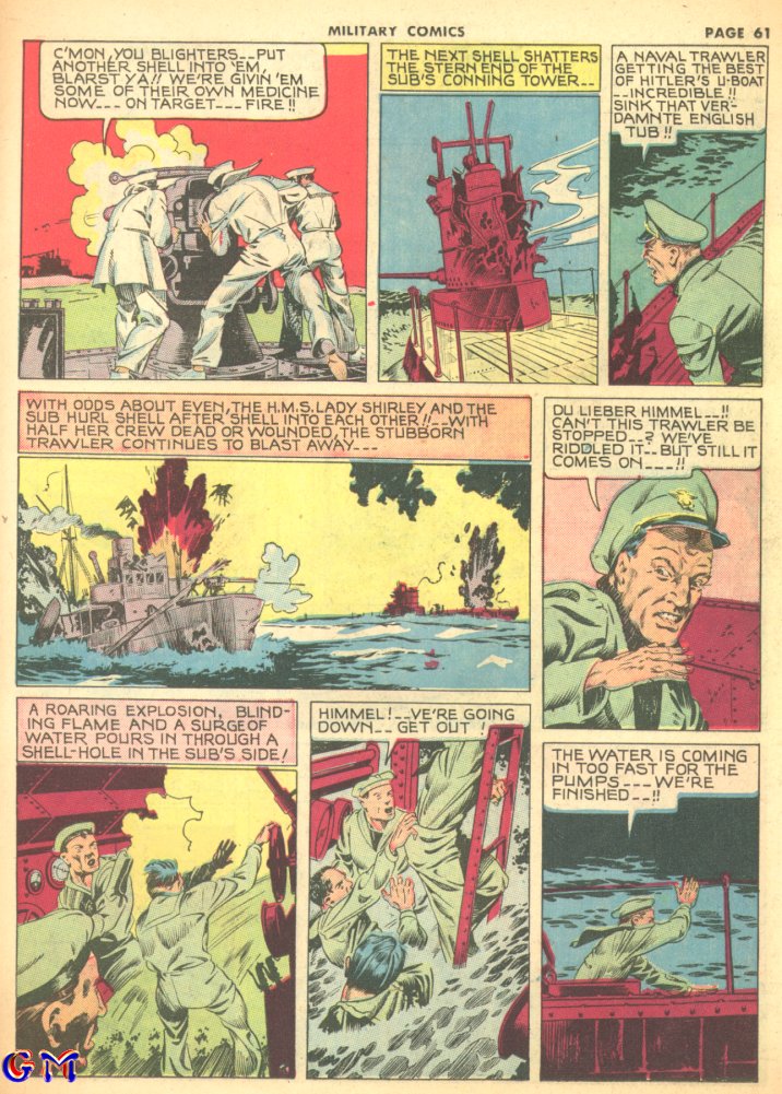 Read online Military Comics comic -  Issue #8 - 63