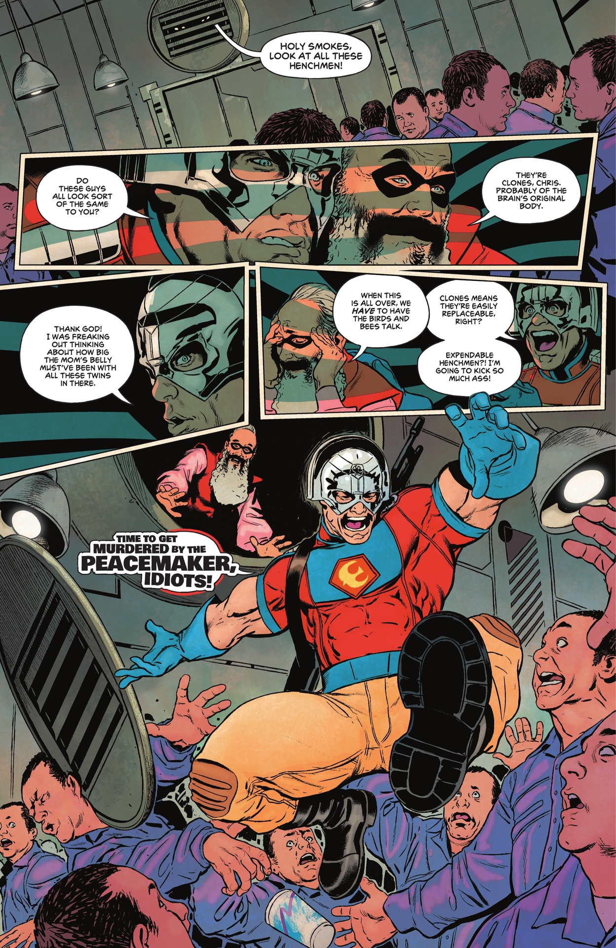 Read online Peacemaker Tries Hard! comic -  Issue #5 - 8