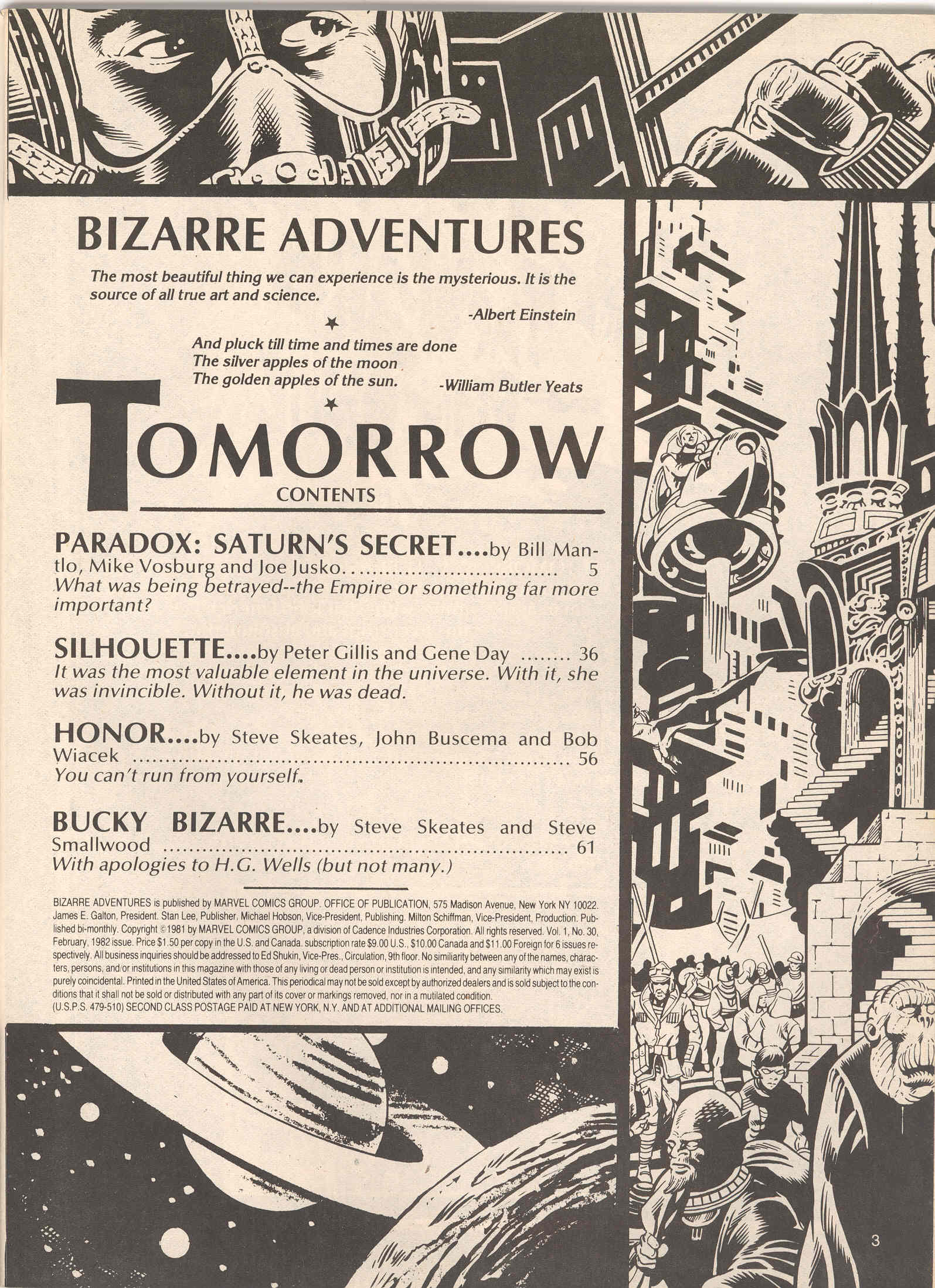 Read online Bizarre Adventures comic -  Issue #30 - 3