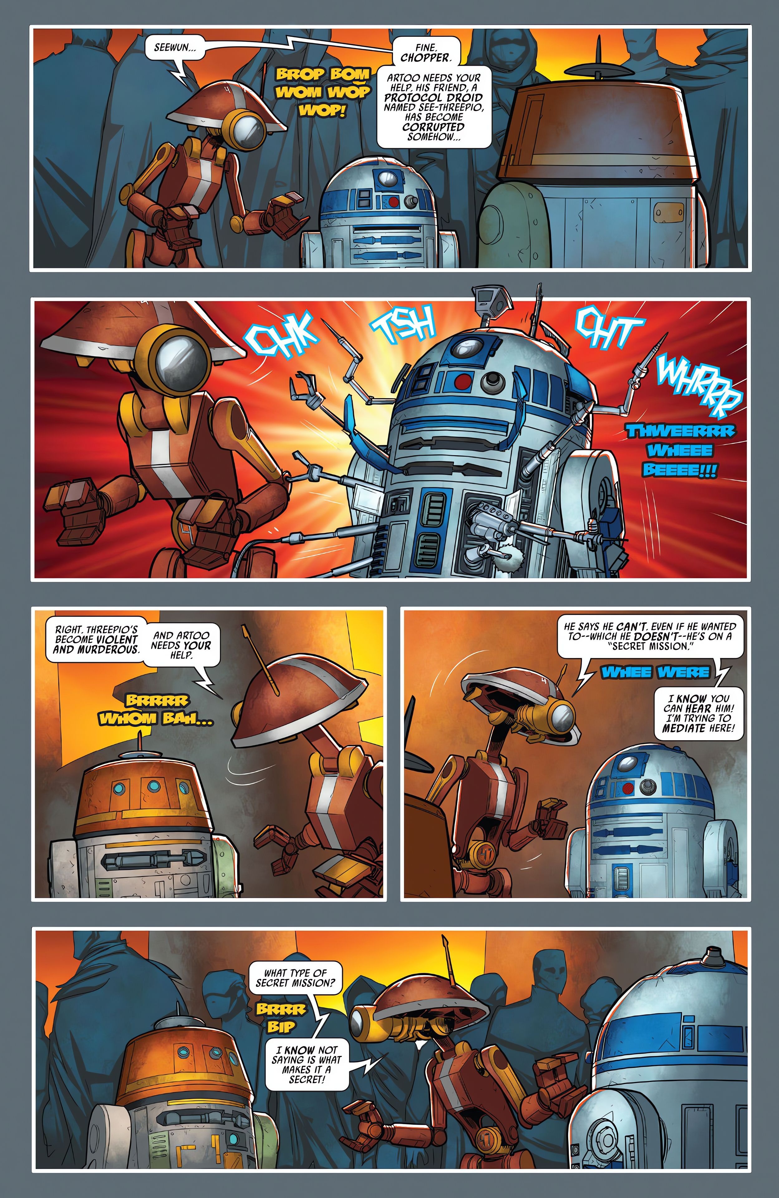 Read online Star Wars: Dark Droids - D-Squad comic -  Issue #1 - 16