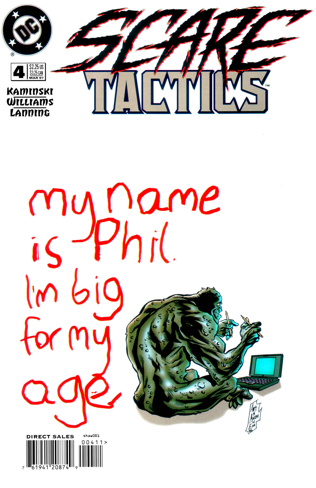 Read online Scare Tactics comic -  Issue #4 - 1