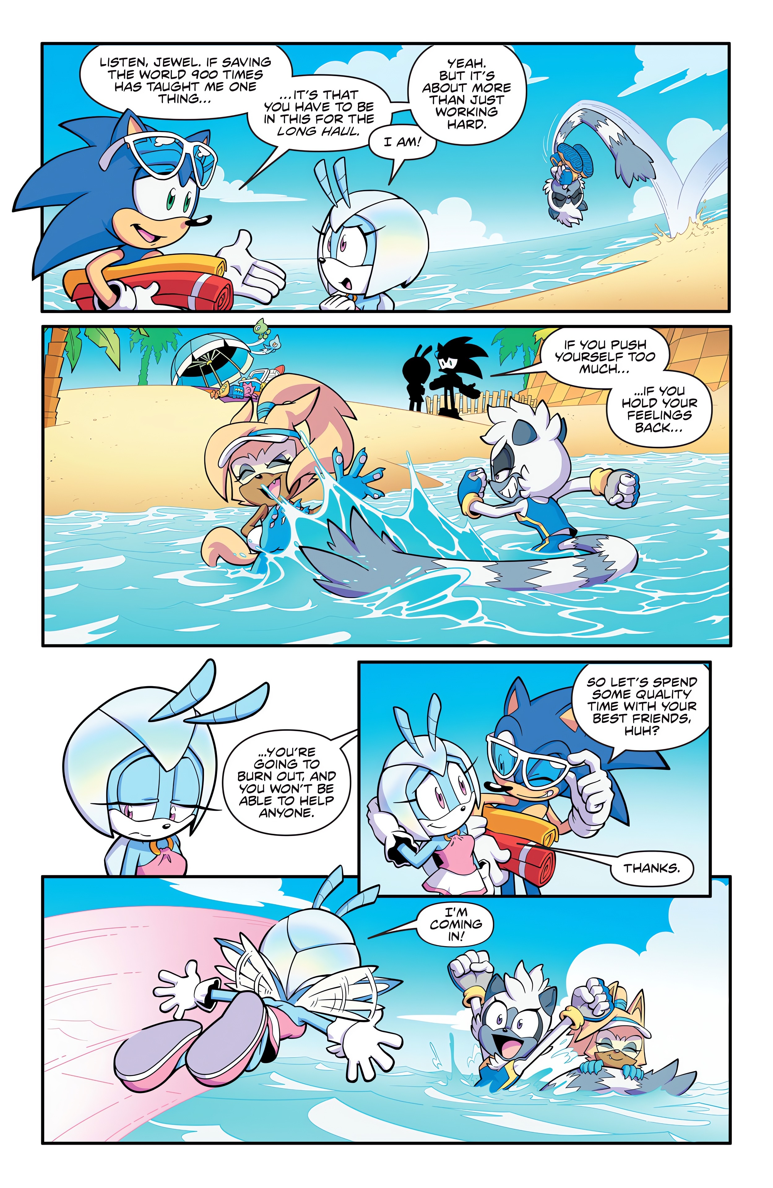 Read online IDW Endless Summer Sonic the Hedgehog comic -  Issue # Full - 7