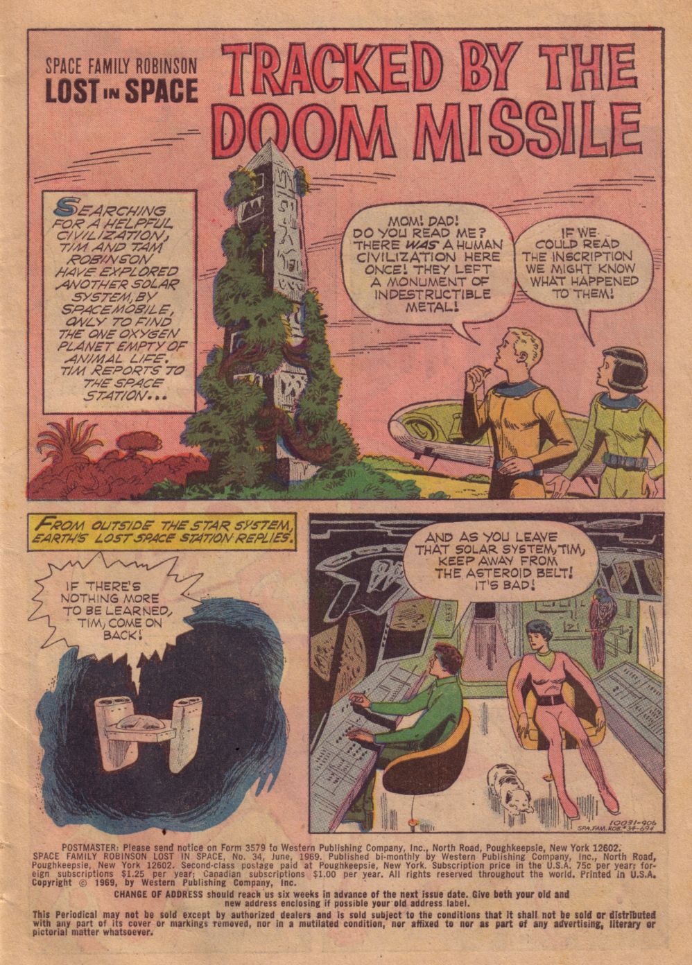 Read online Space Family Robinson comic -  Issue #34 - 3