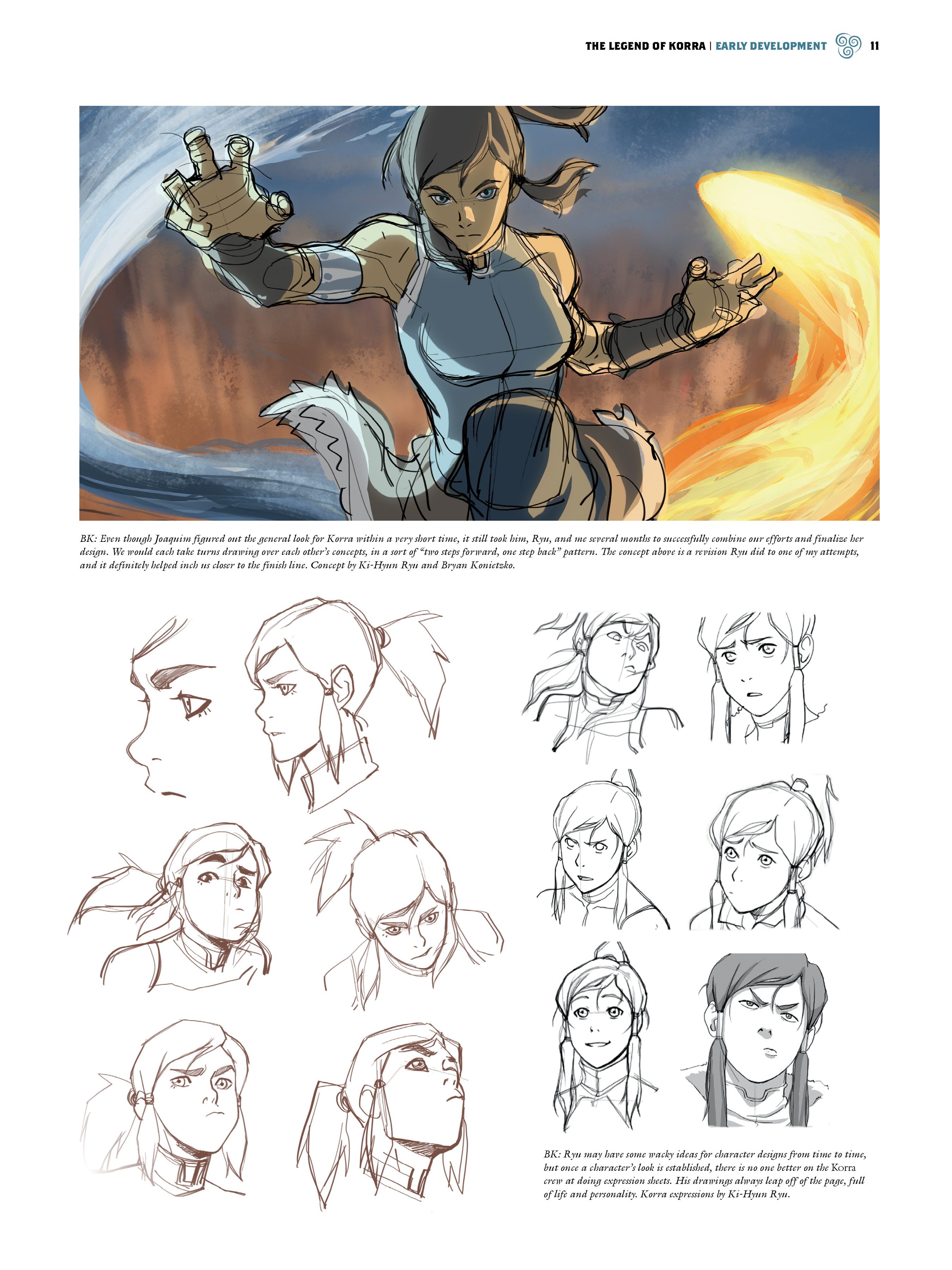 Read online The Legend of Korra: The Art of the Animated Series comic -  Issue # TPB 1 - 13