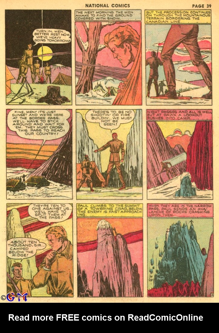 Read online National Comics comic -  Issue #9 - 35