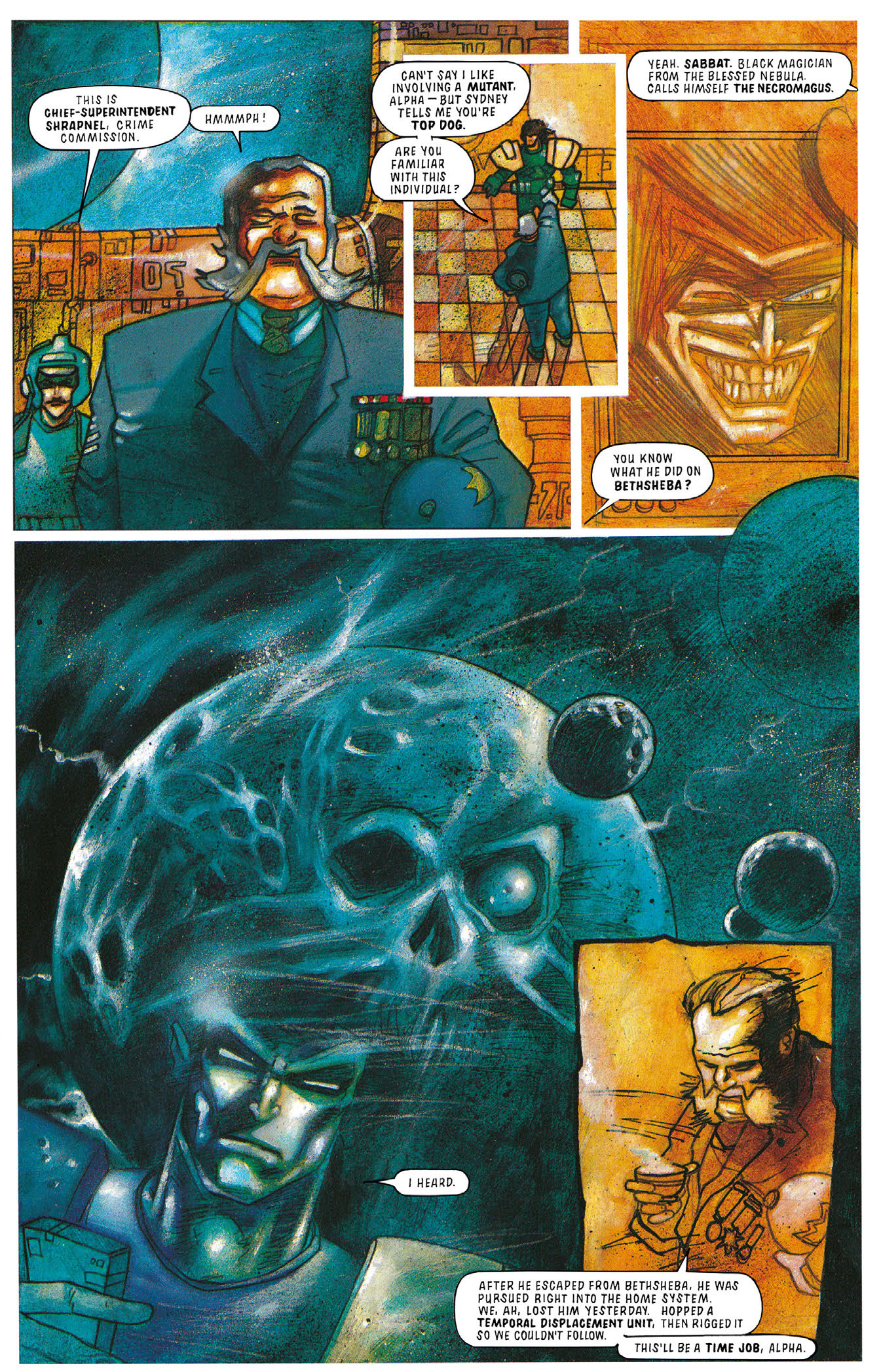 Read online Essential Judge Dredd: Judgement Day comic -  Issue # TPB - 21
