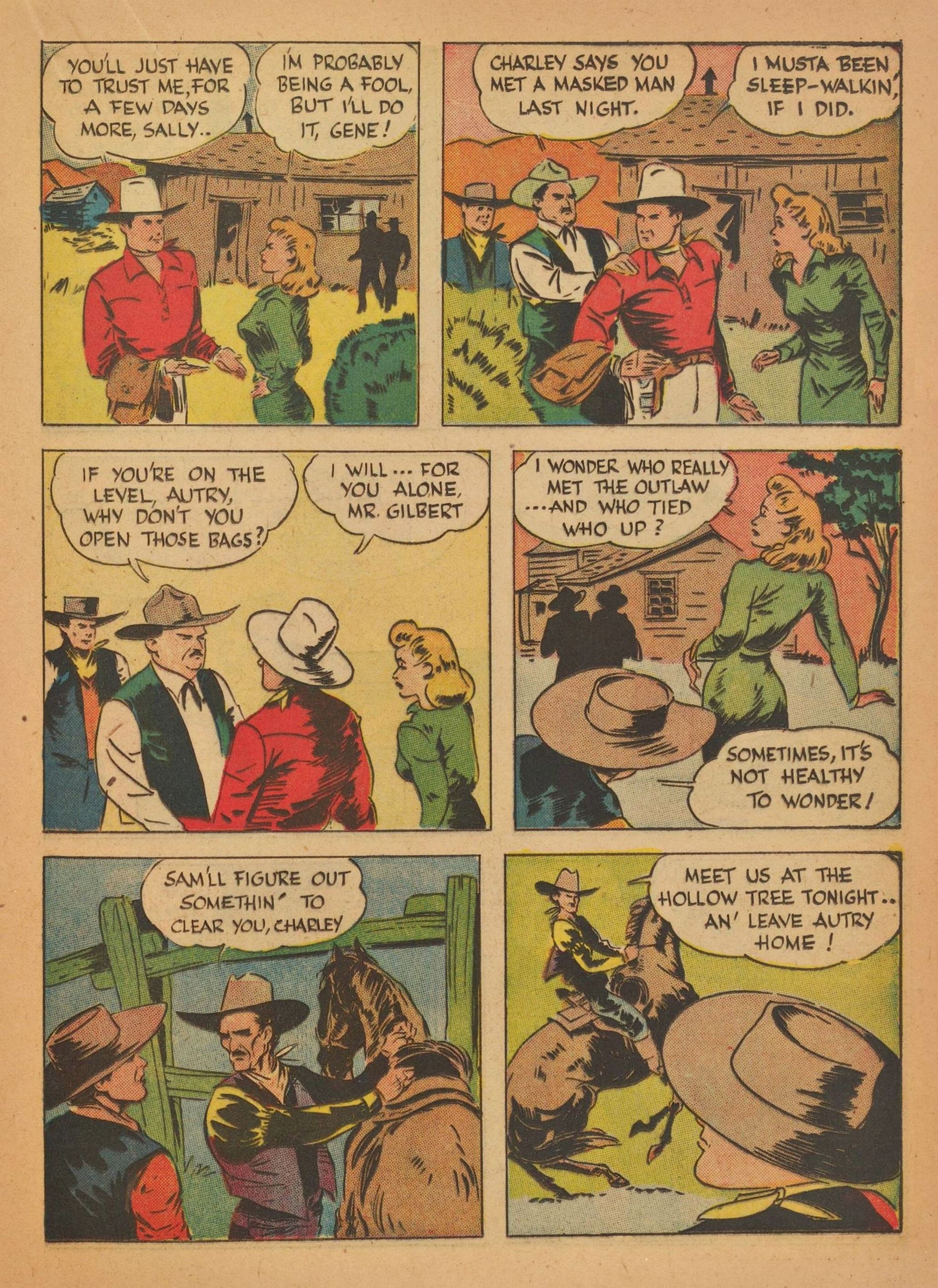 Read online Gene Autry Comics comic -  Issue #7 - 31