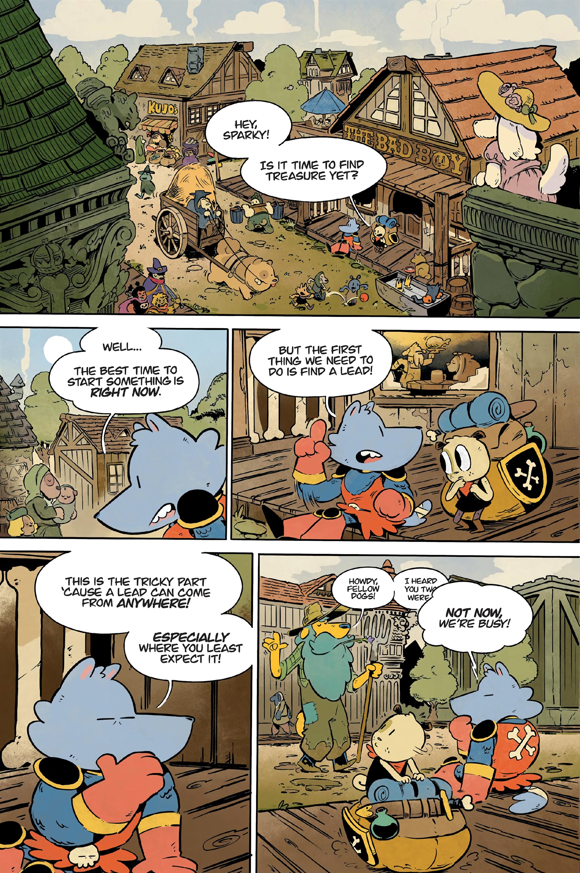 Read online Puppy Knight: Den of Deception comic -  Issue # Full - 10