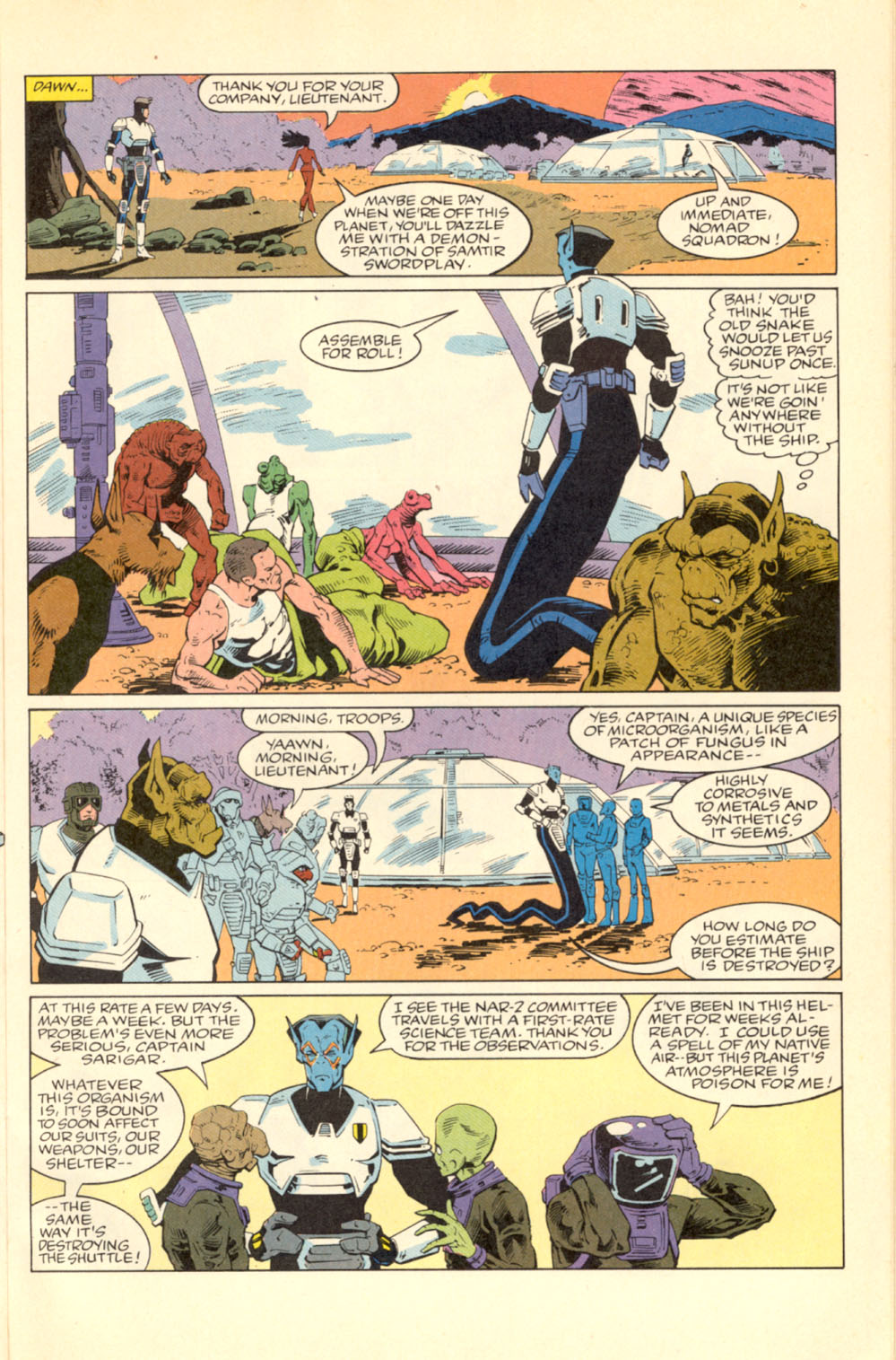 Read online Alien Legion comic -  Issue #8 - 17