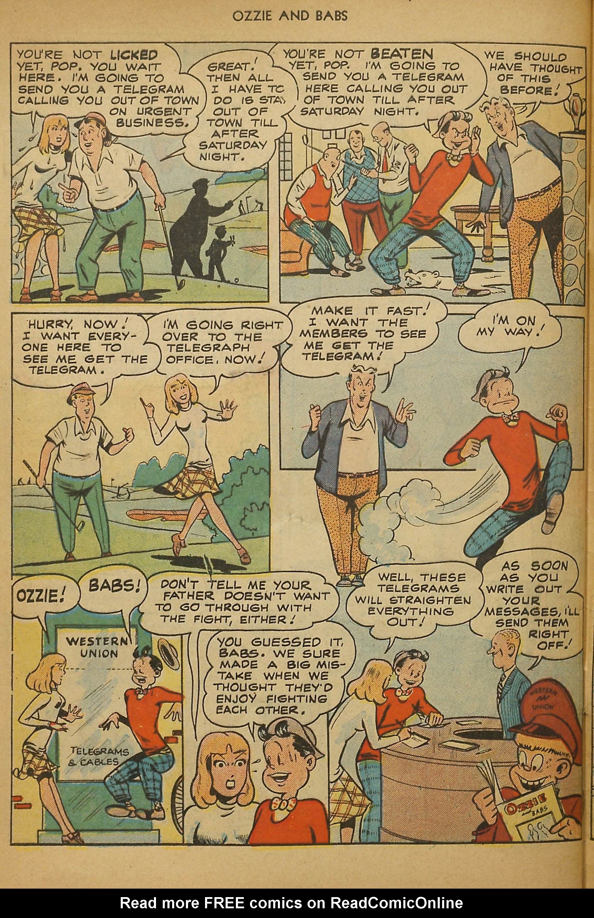 Read online Ozzie And Babs comic -  Issue #3 - 48