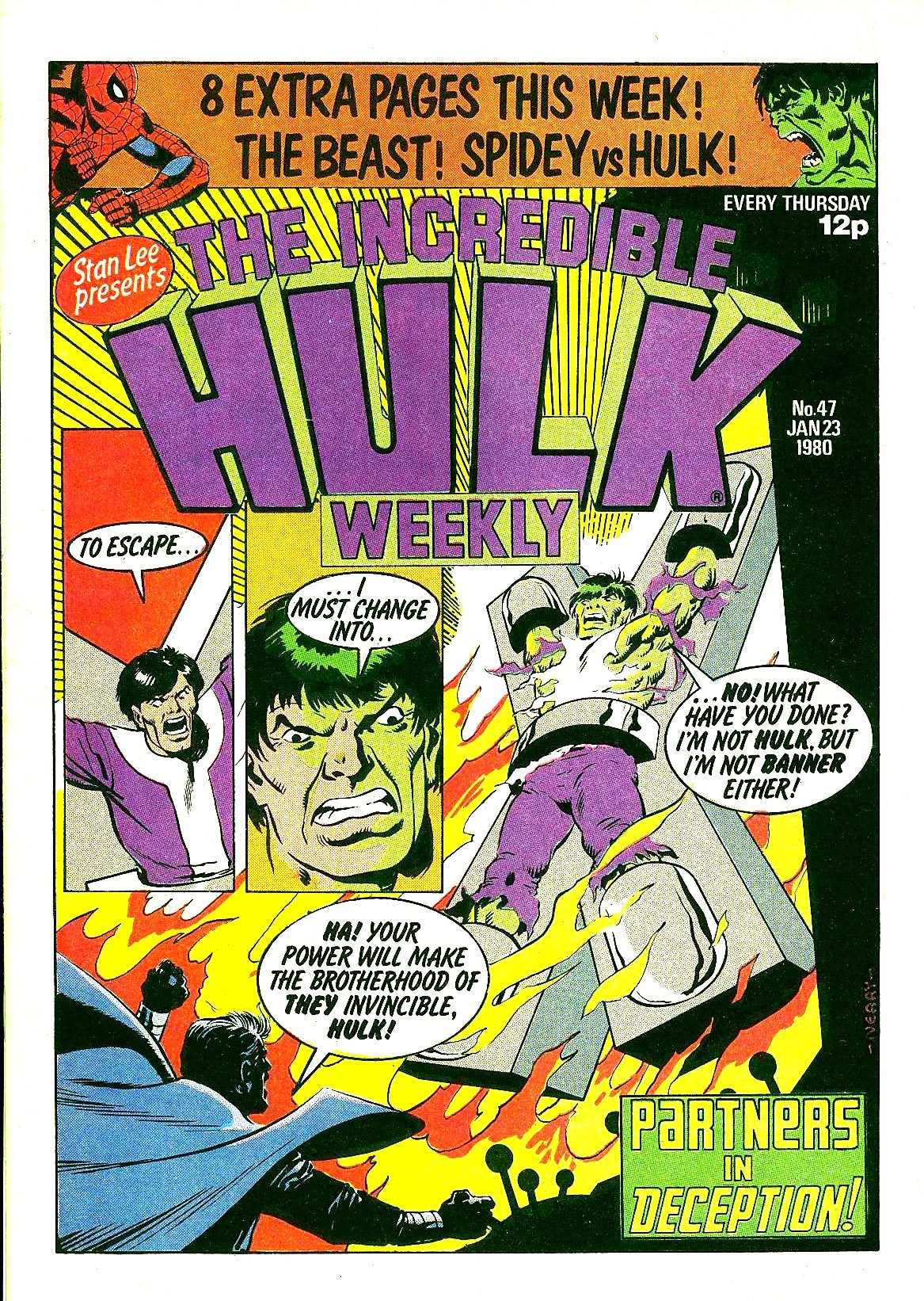 Read online The Incredible Hulk Weekly comic -  Issue #47 - 1