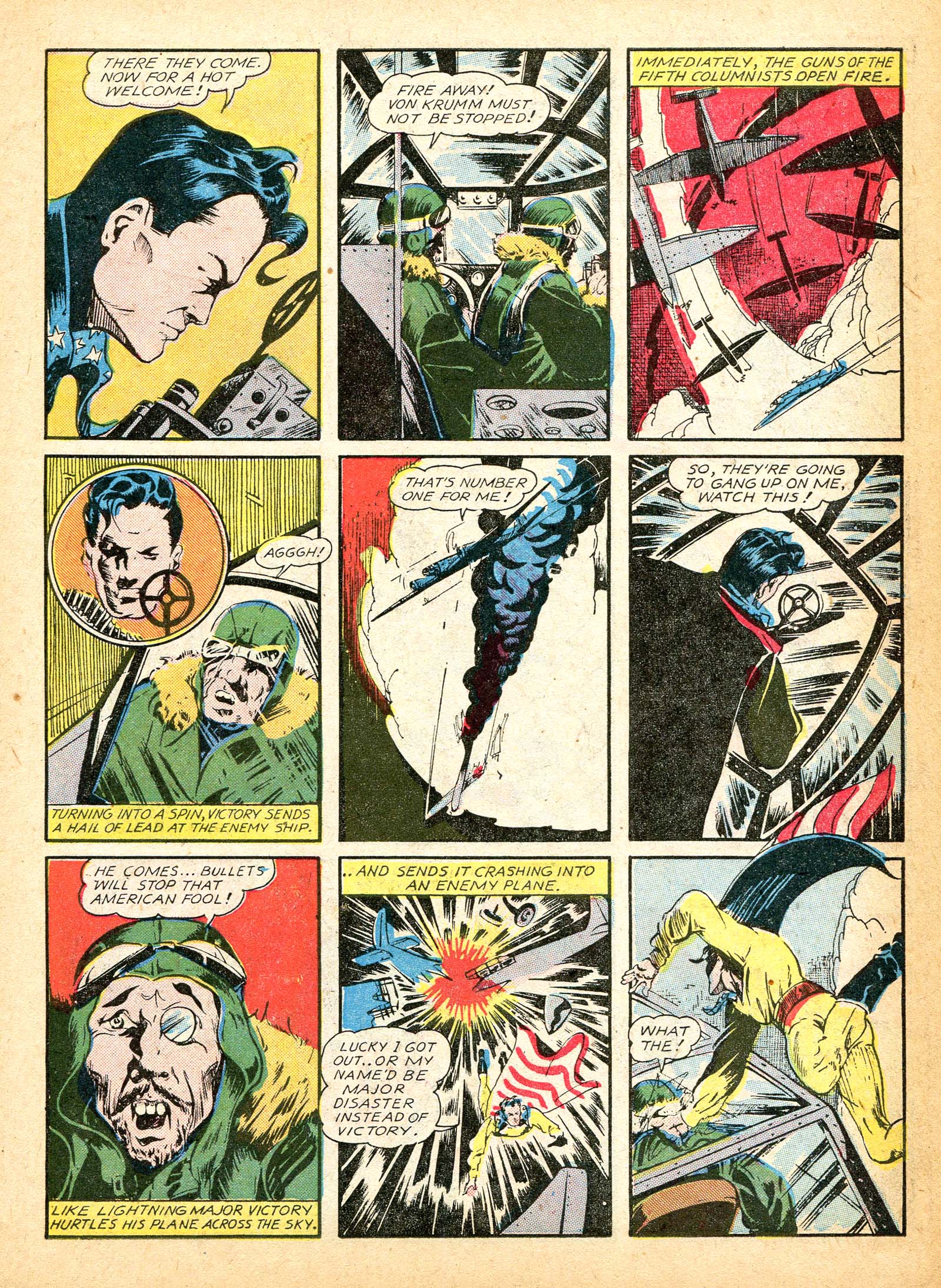 Read online Major Victory Comics comic -  Issue #1 - 9