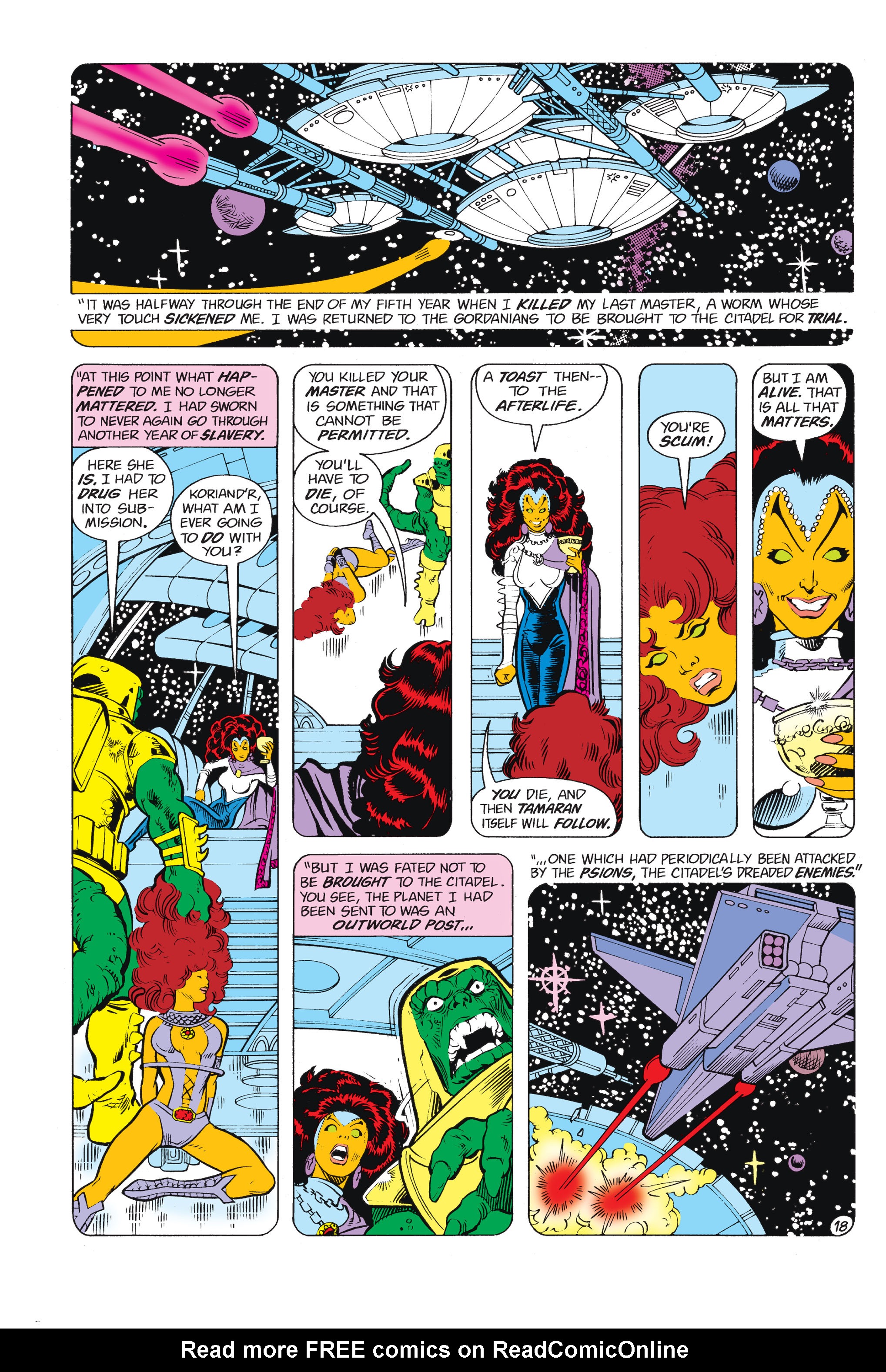 Read online Tales of the New Teen Titans comic -  Issue #4 - 19