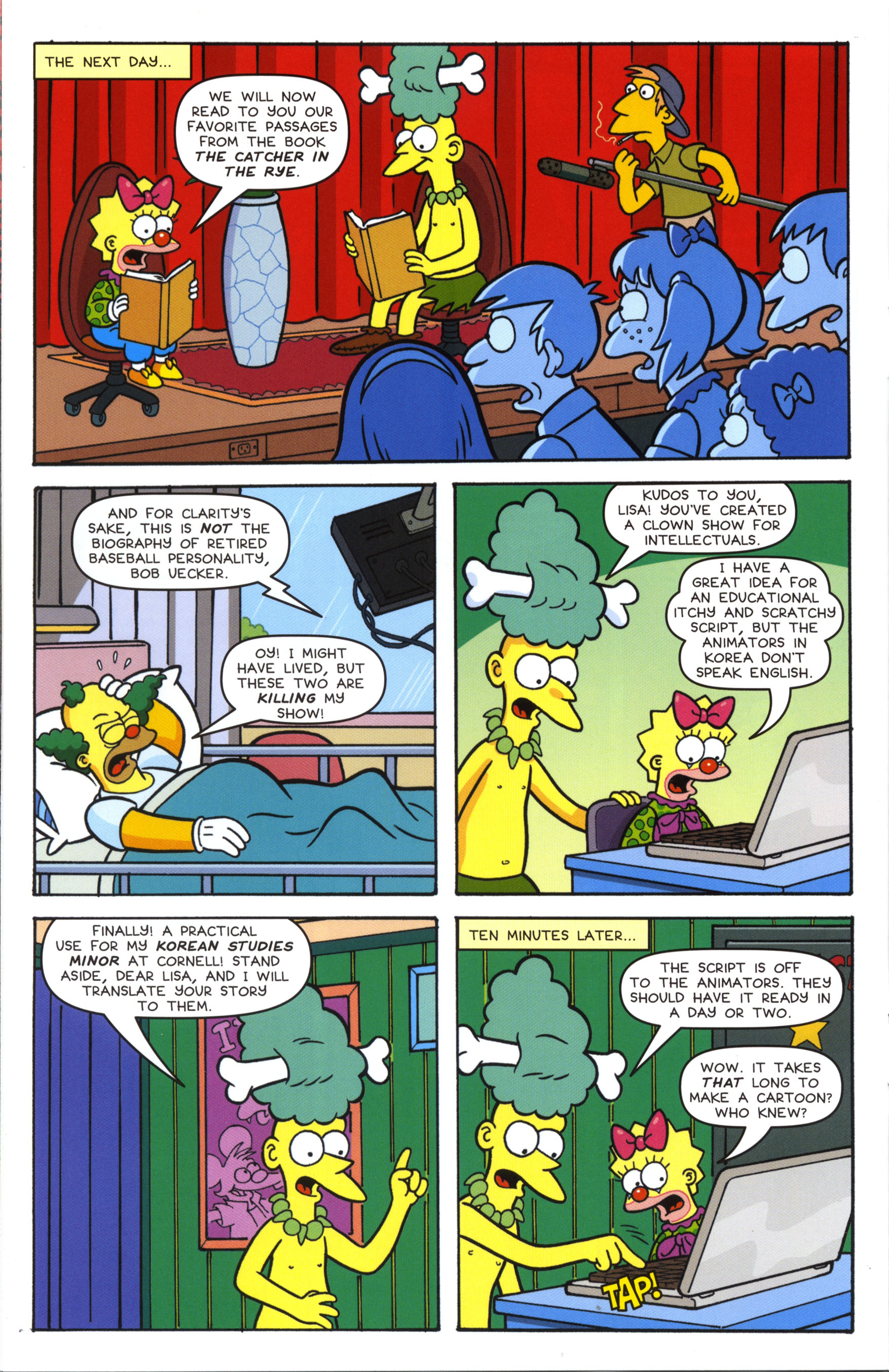 Read online Bongo Comics Free-For-All! comic -  Issue #2018 - 8
