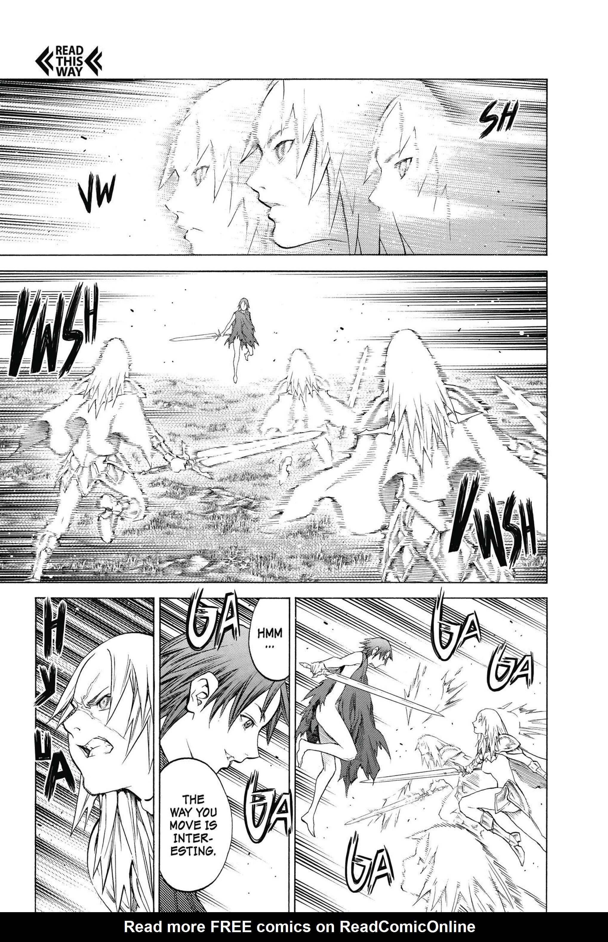 Read online Claymore comic -  Issue #26 - 37
