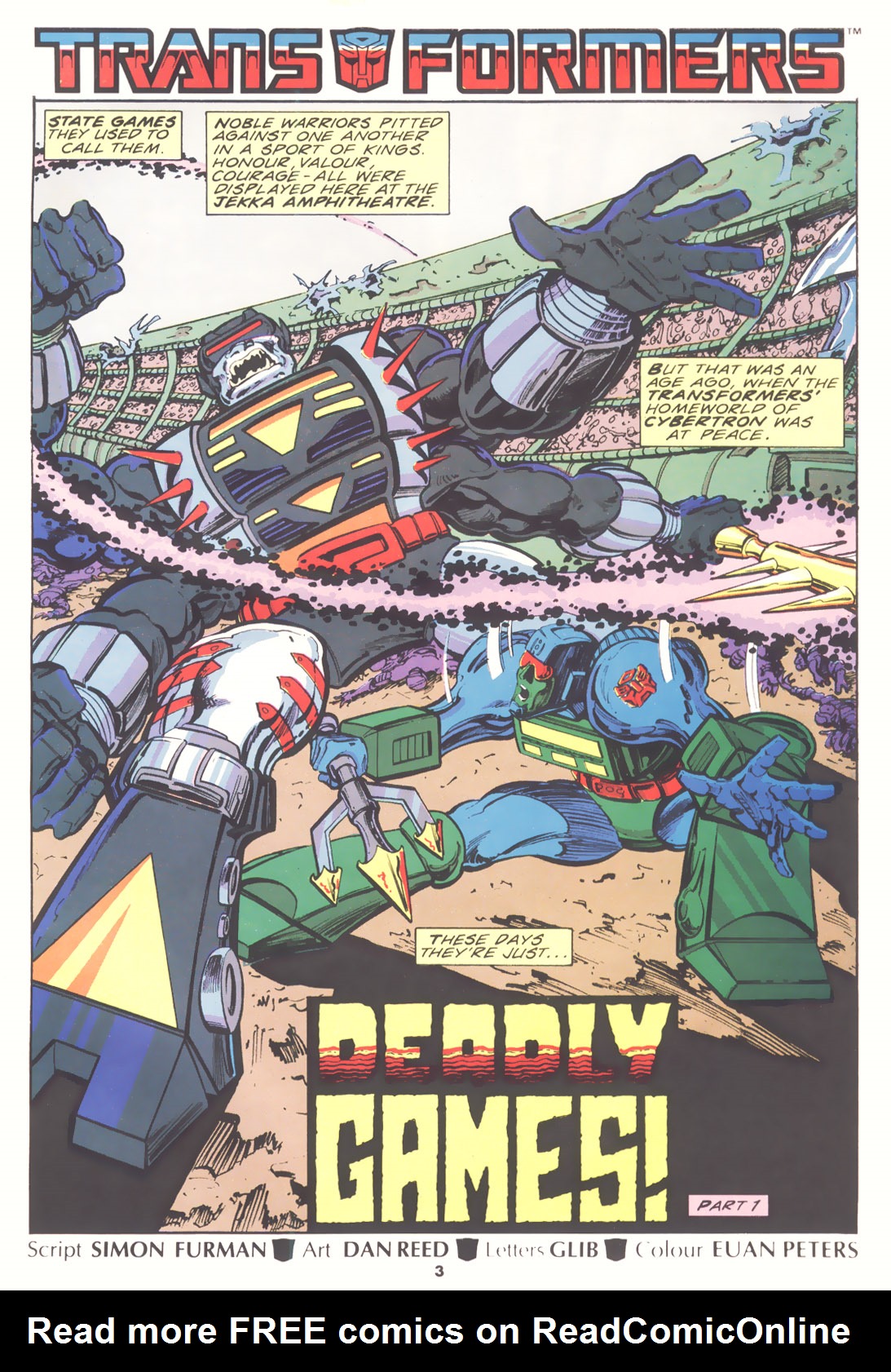 Read online The Transformers (UK) comic -  Issue #170 - 3
