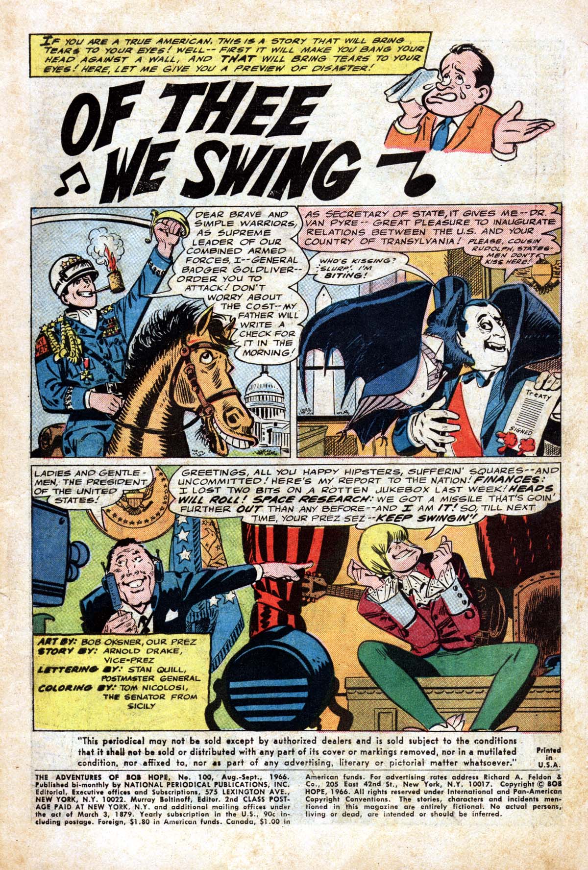 Read online The Adventures of Bob Hope comic -  Issue #100 - 3