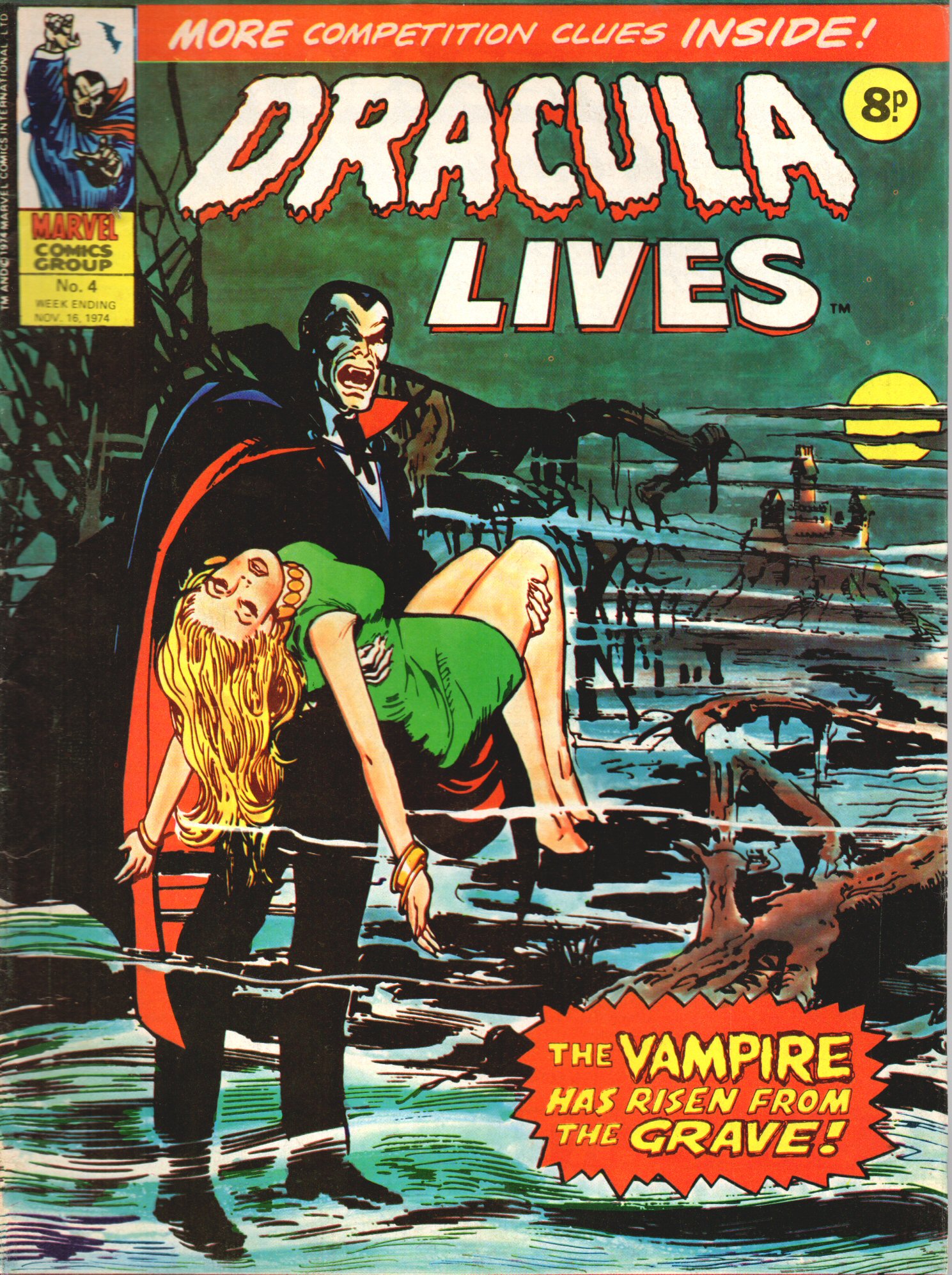 Read online Dracula Lives (1974) comic -  Issue #4 - 1