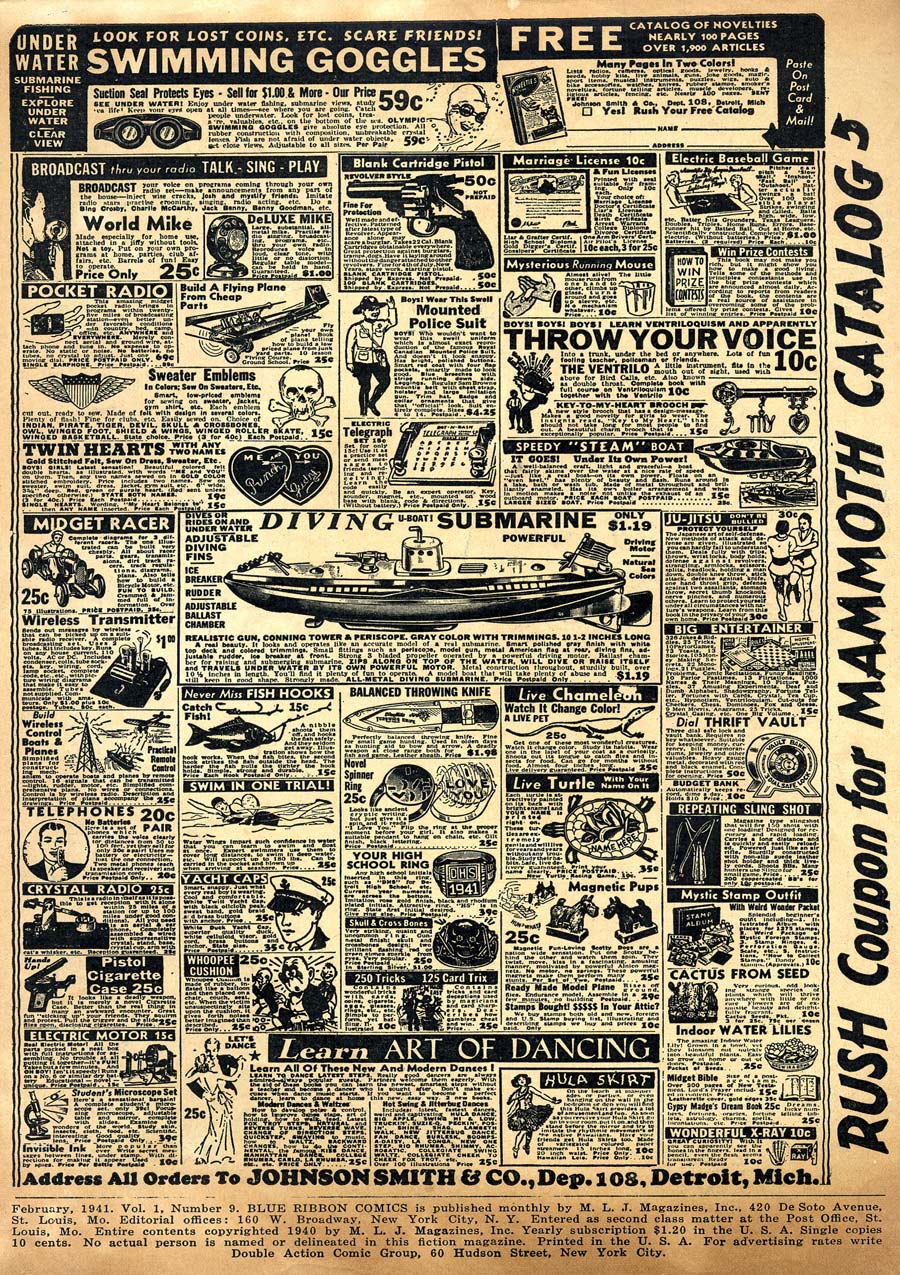 Read online Blue Ribbon Comics (1939) comic -  Issue #9 - 2