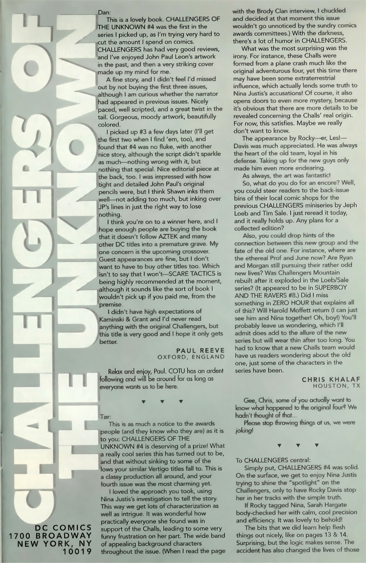 Read online Challengers of the Unknown (1997) comic -  Issue #8 - 24