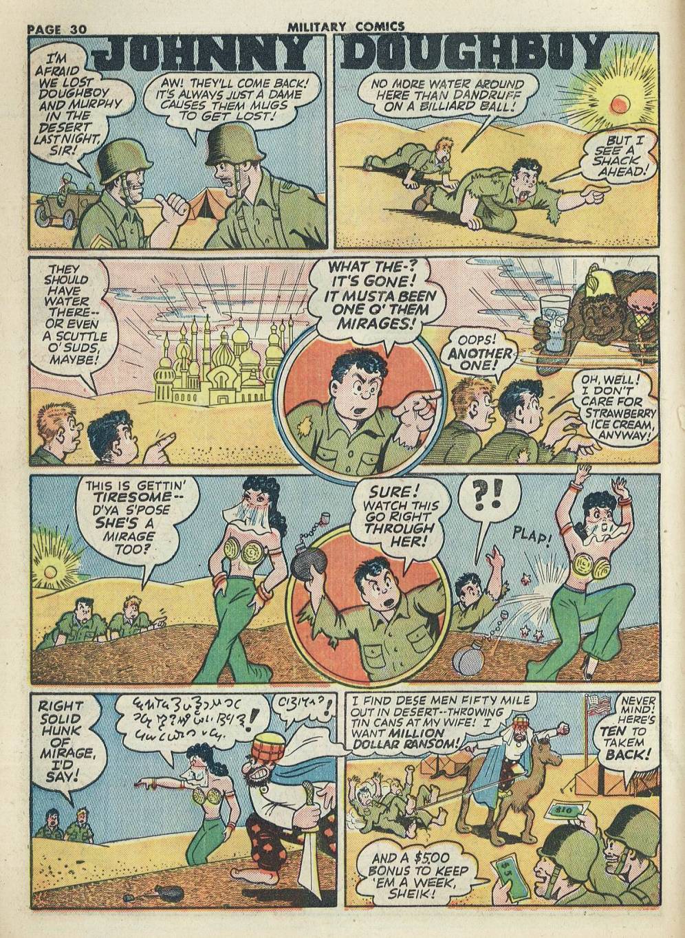 Read online Military Comics comic -  Issue #20 - 32