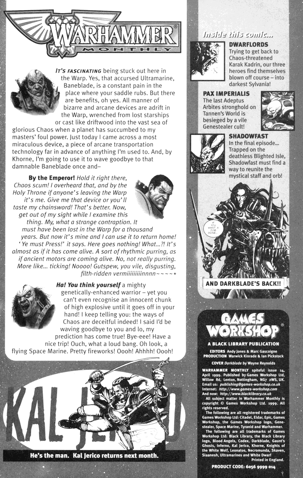 Read online Warhammer Monthly comic -  Issue #14 - 2