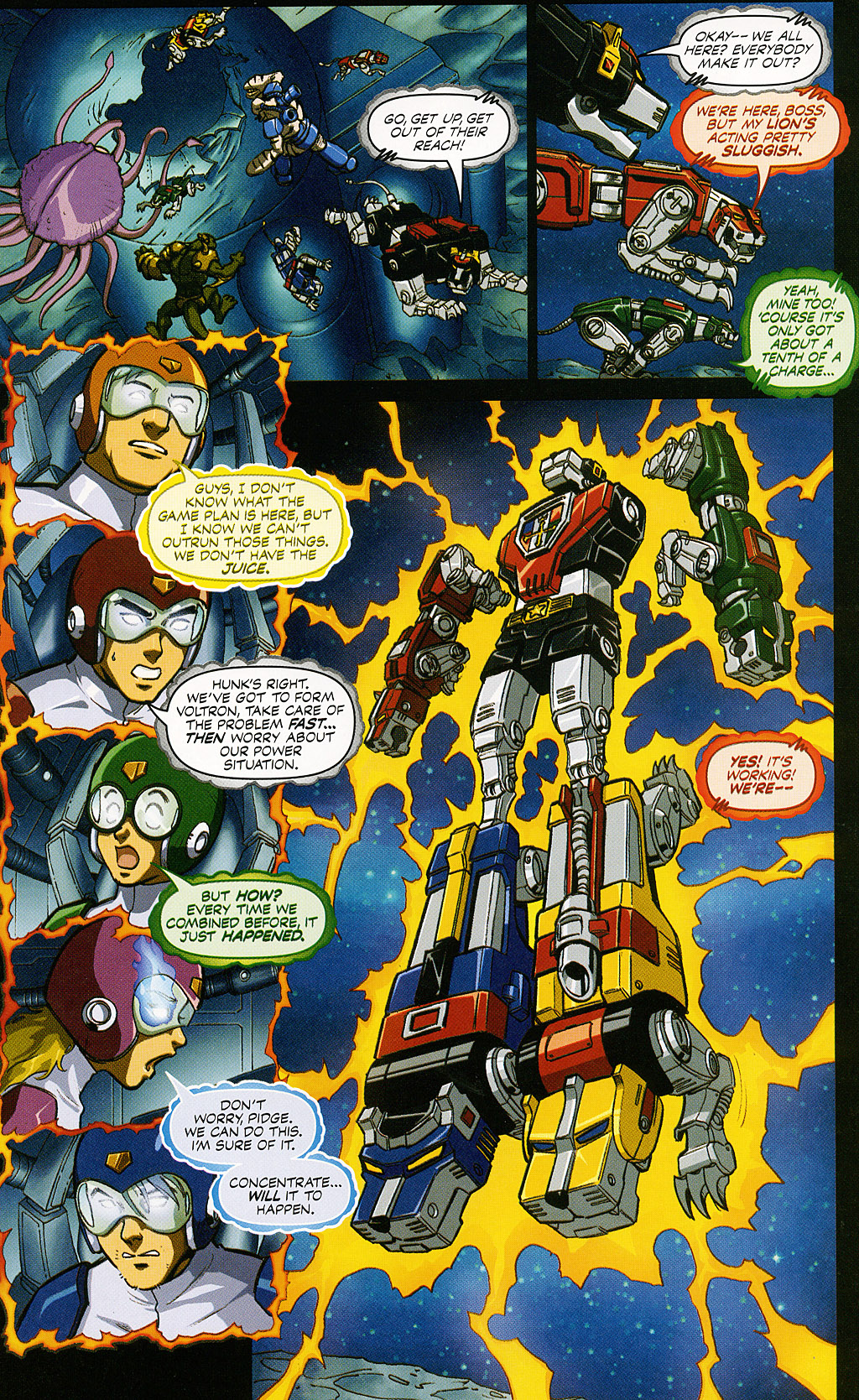 Read online Voltron: Defender of the Universe comic -  Issue #5 - 5