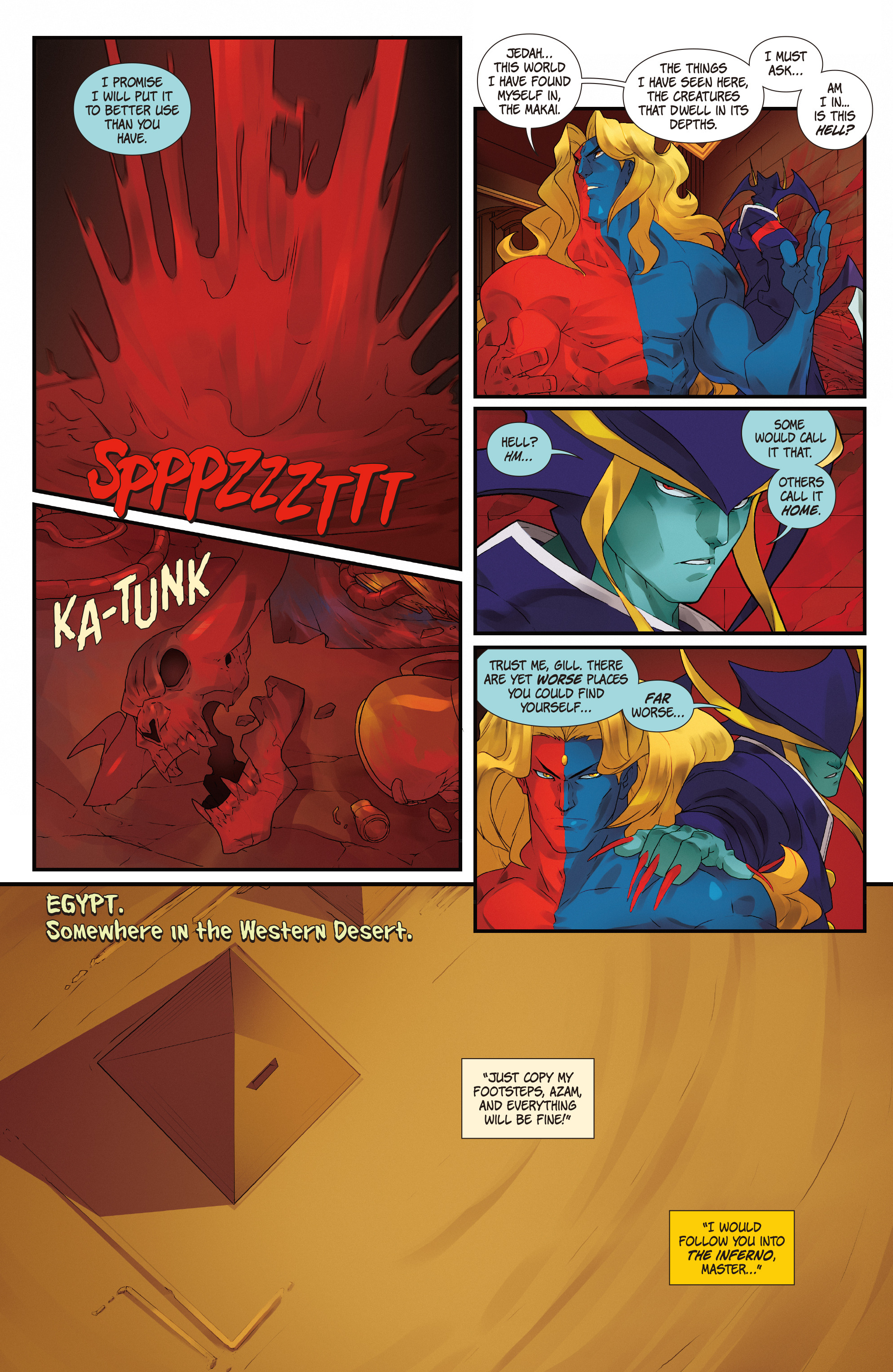 Read online Street Fighter VS Darkstalkers comic -  Issue #0 - 8