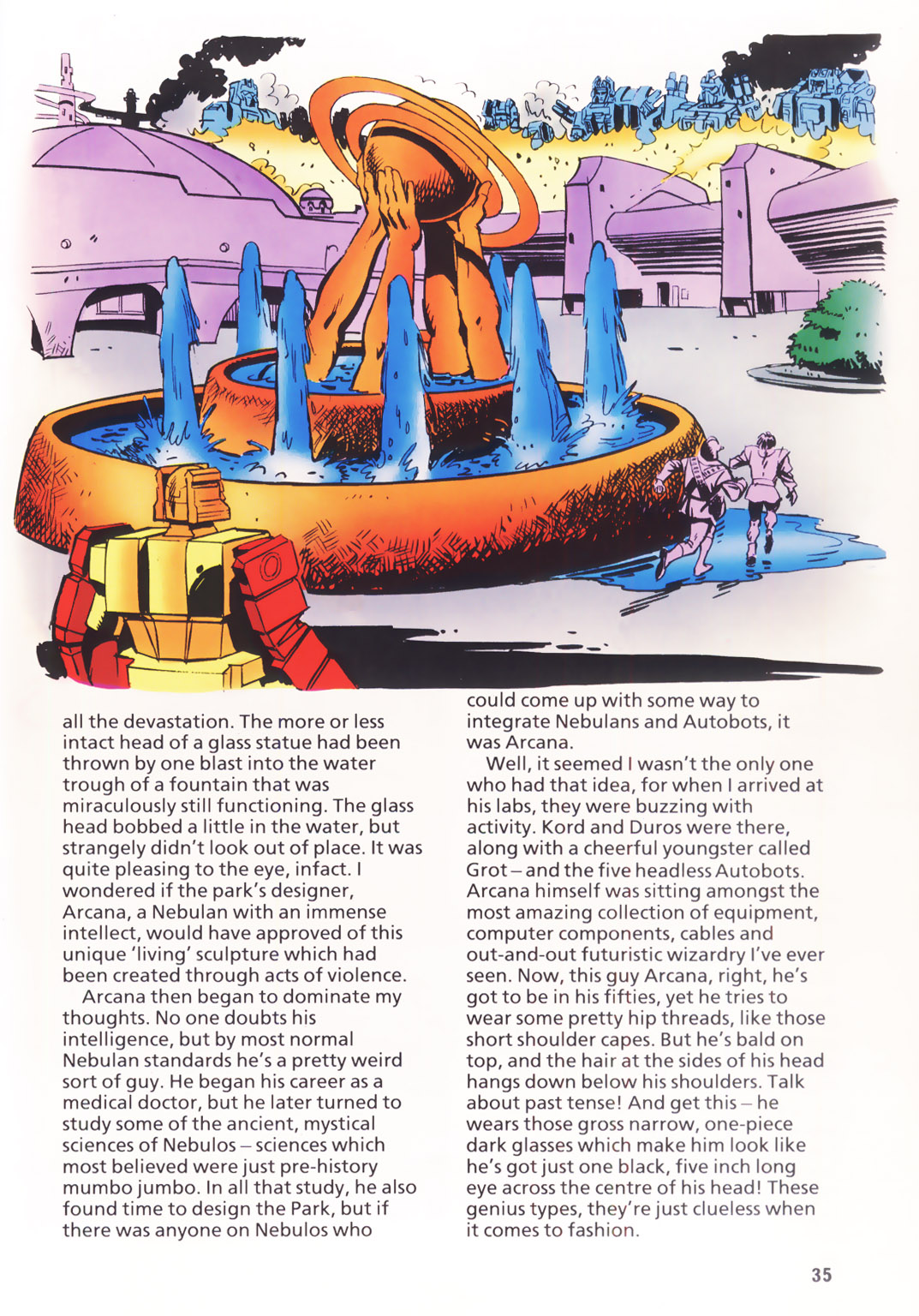 Read online The Transformers Annual comic -  Issue #1987 - 30