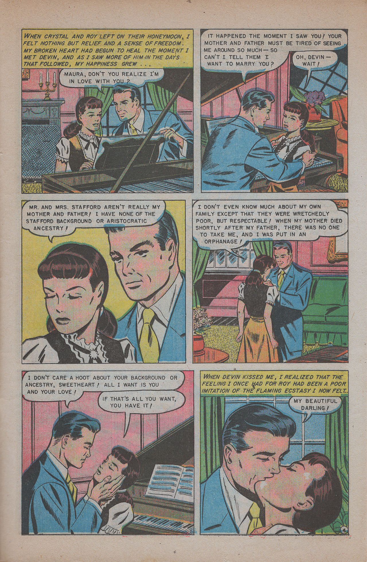 Read online Glamorous Romances comic -  Issue #54 - 21