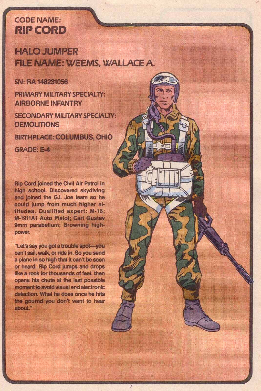 Read online The G.I. Joe Order of Battle comic -  Issue #2 - 9