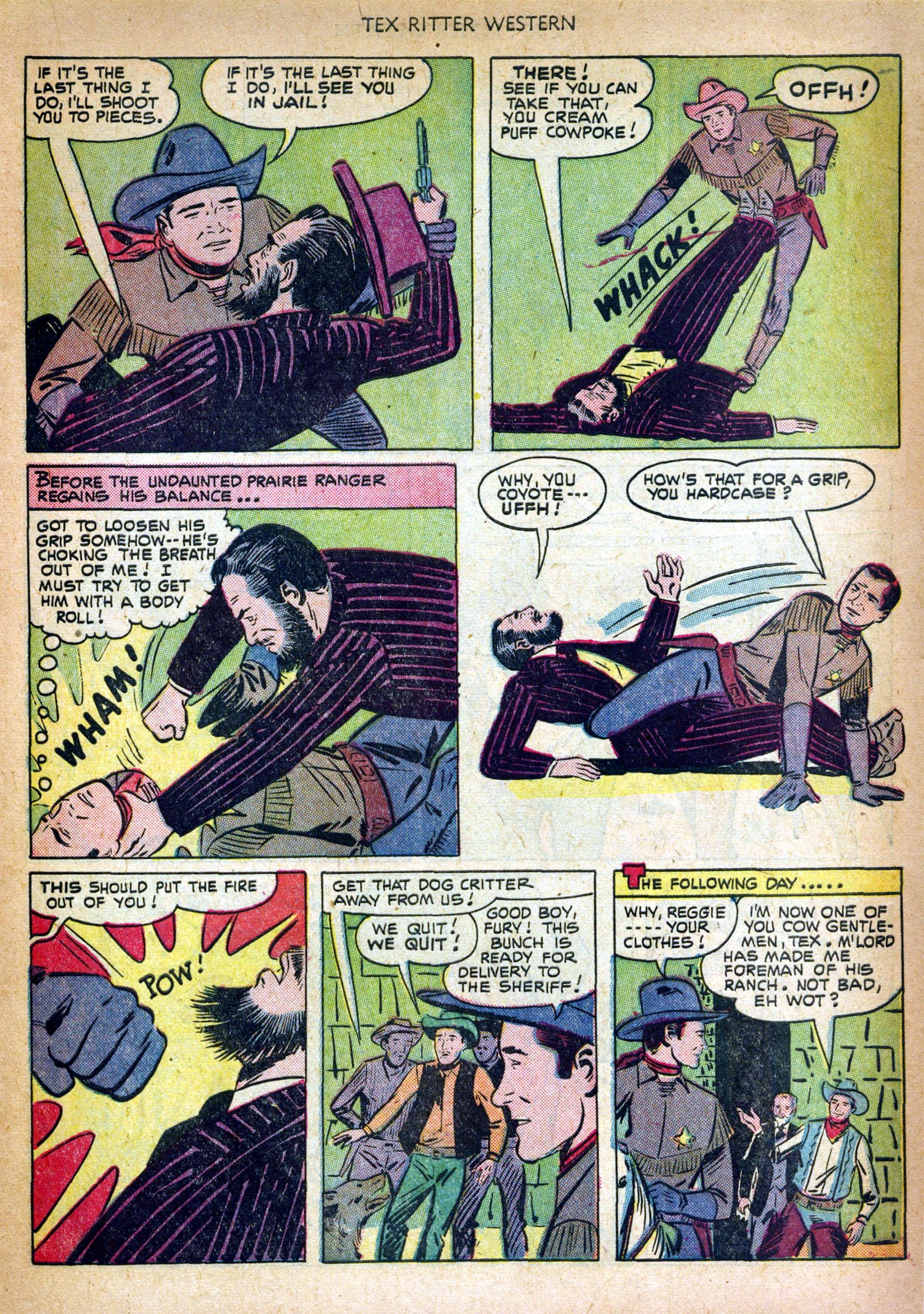 Read online Tex Ritter Western comic -  Issue #6 - 15
