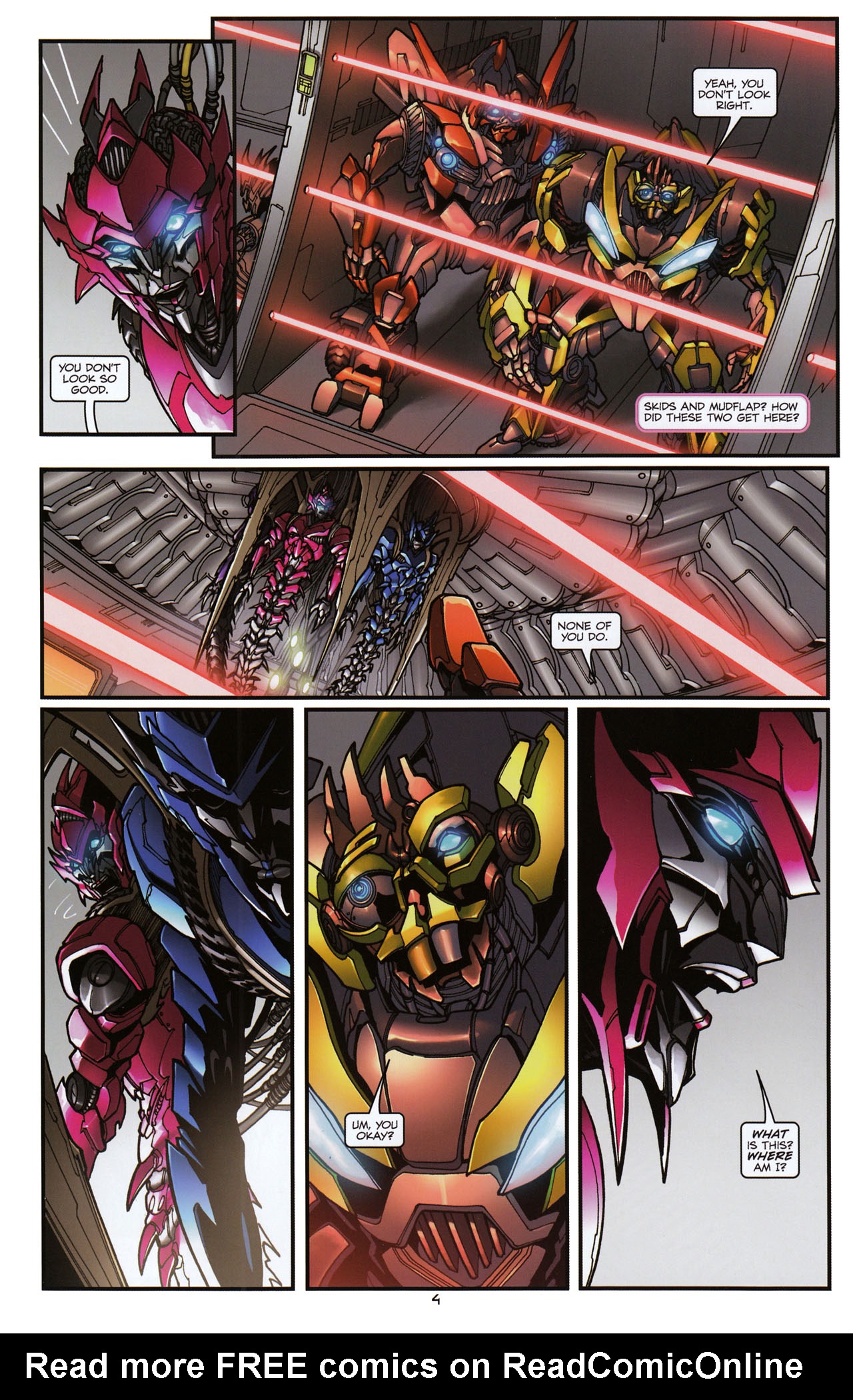 Read online Transformers: Tales of The Fallen comic -  Issue #6 - 6