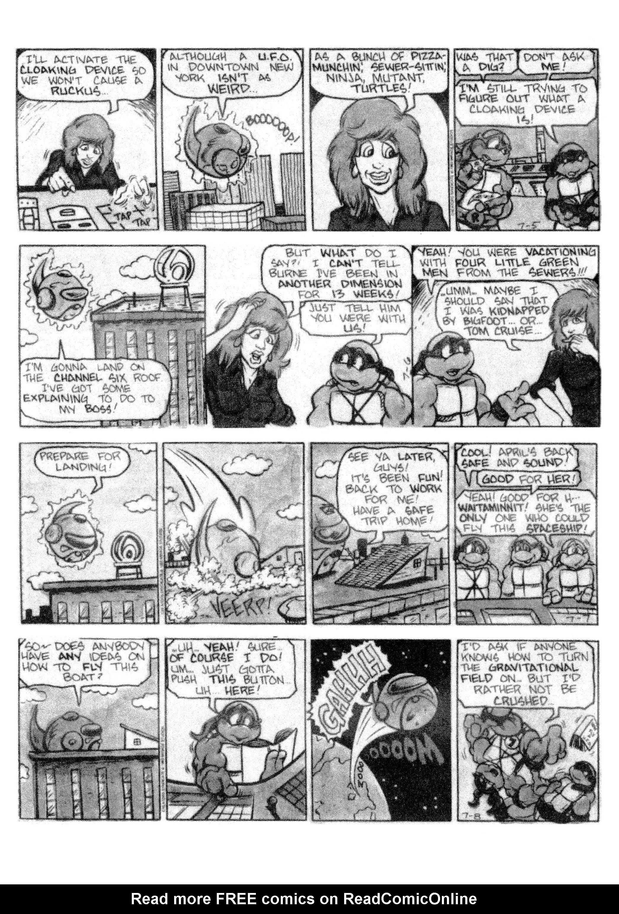Read online Teenage Mutant Ninja Turtles: Complete Newspaper Daily Comic Strip Collection comic -  Issue # TPB 2 (Part 2) - 85
