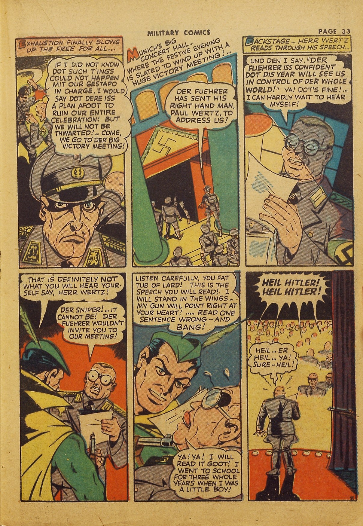 Read online Military Comics comic -  Issue #22 - 35