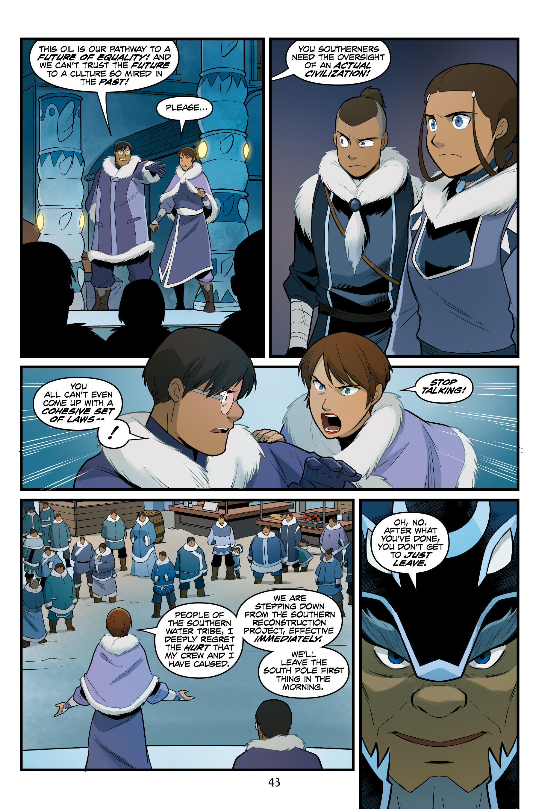 Read online Nickelodeon Avatar: The Last Airbender - North and South comic -  Issue #2 - 43