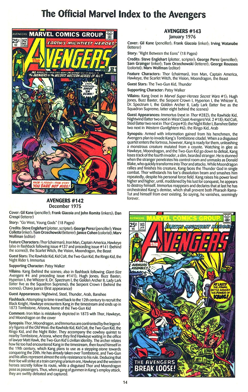 Read online The Official Marvel Index to the Avengers comic -  Issue #3 - 16