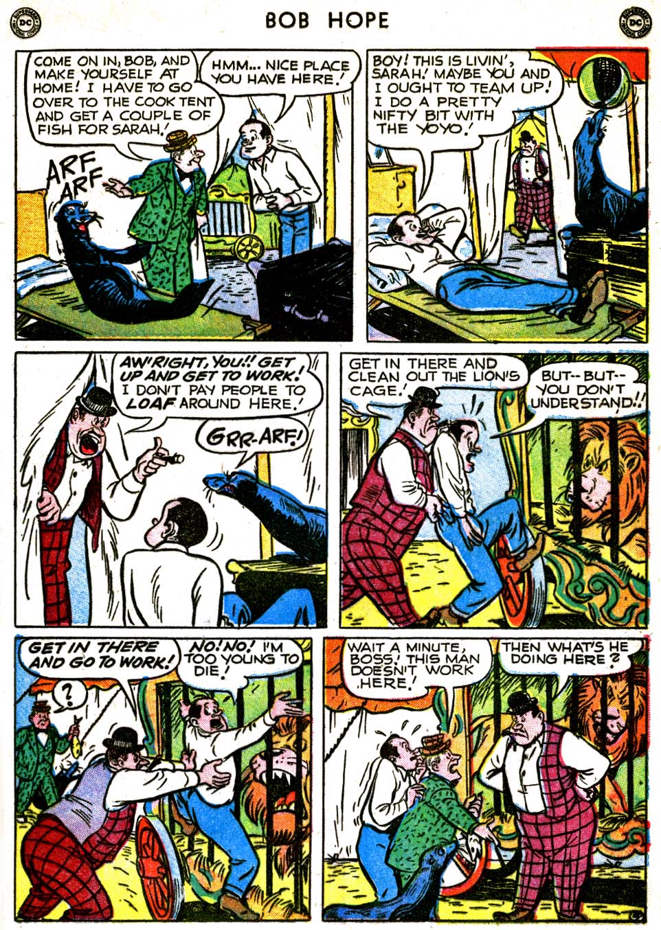Read online The Adventures of Bob Hope comic -  Issue #7 - 19