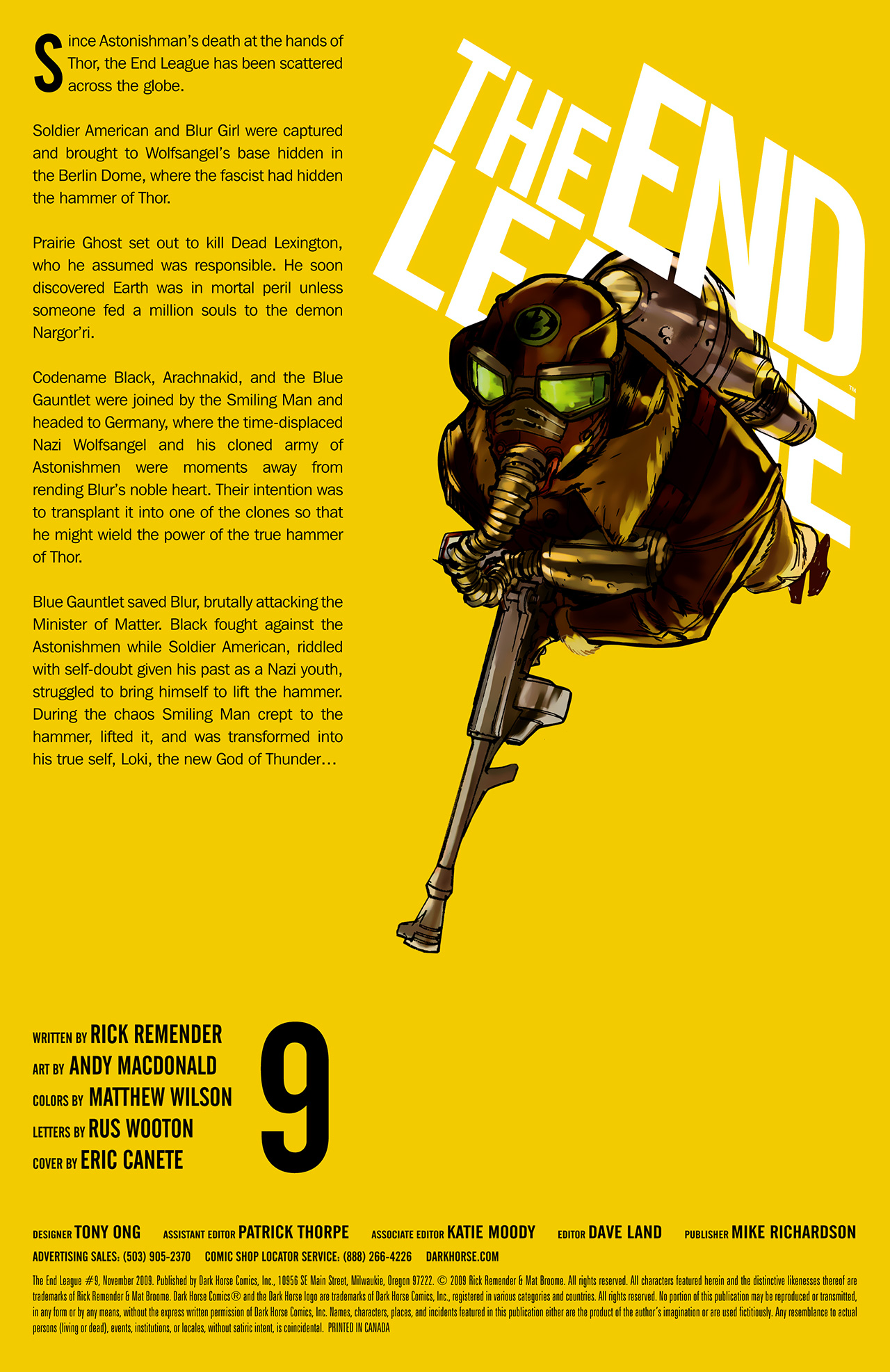 Read online The End League comic -  Issue #9 - 2