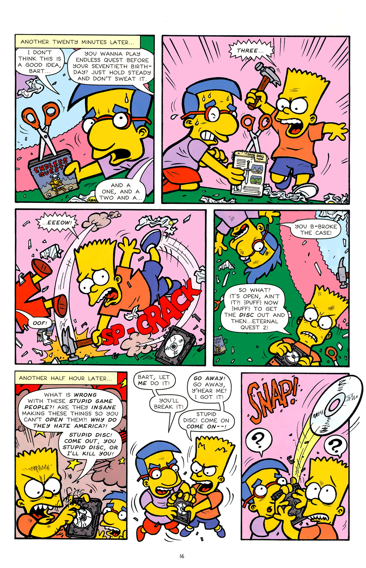 Read online Bongo Comics Free-For-All! comic -  Issue #2011 - 15